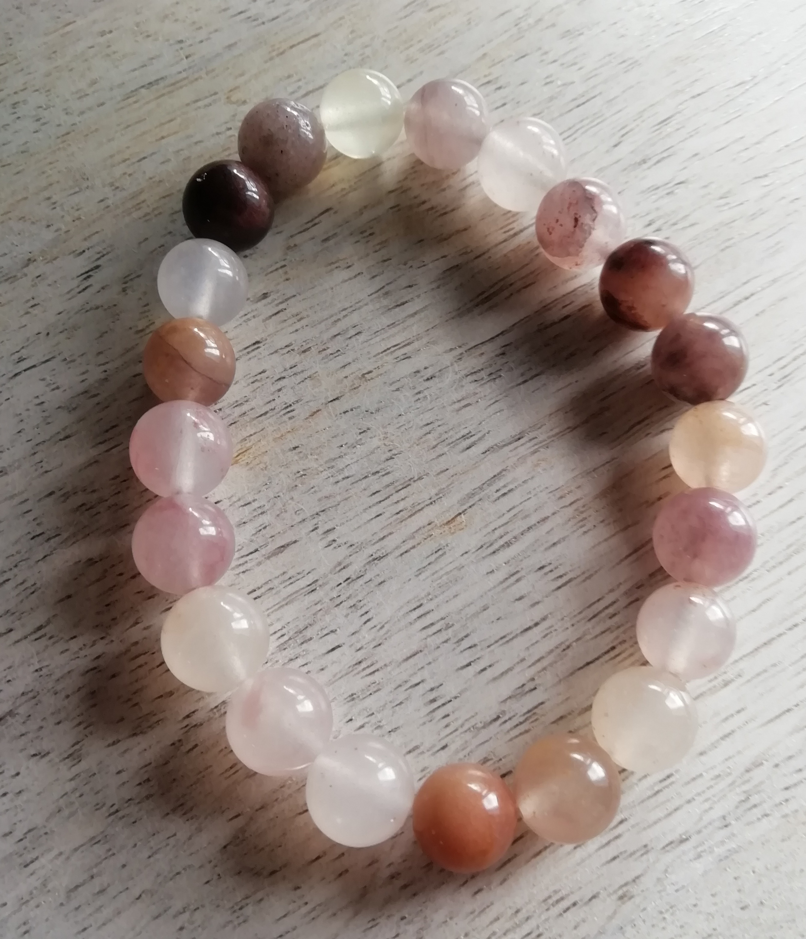 Flower Agate Bracelet
