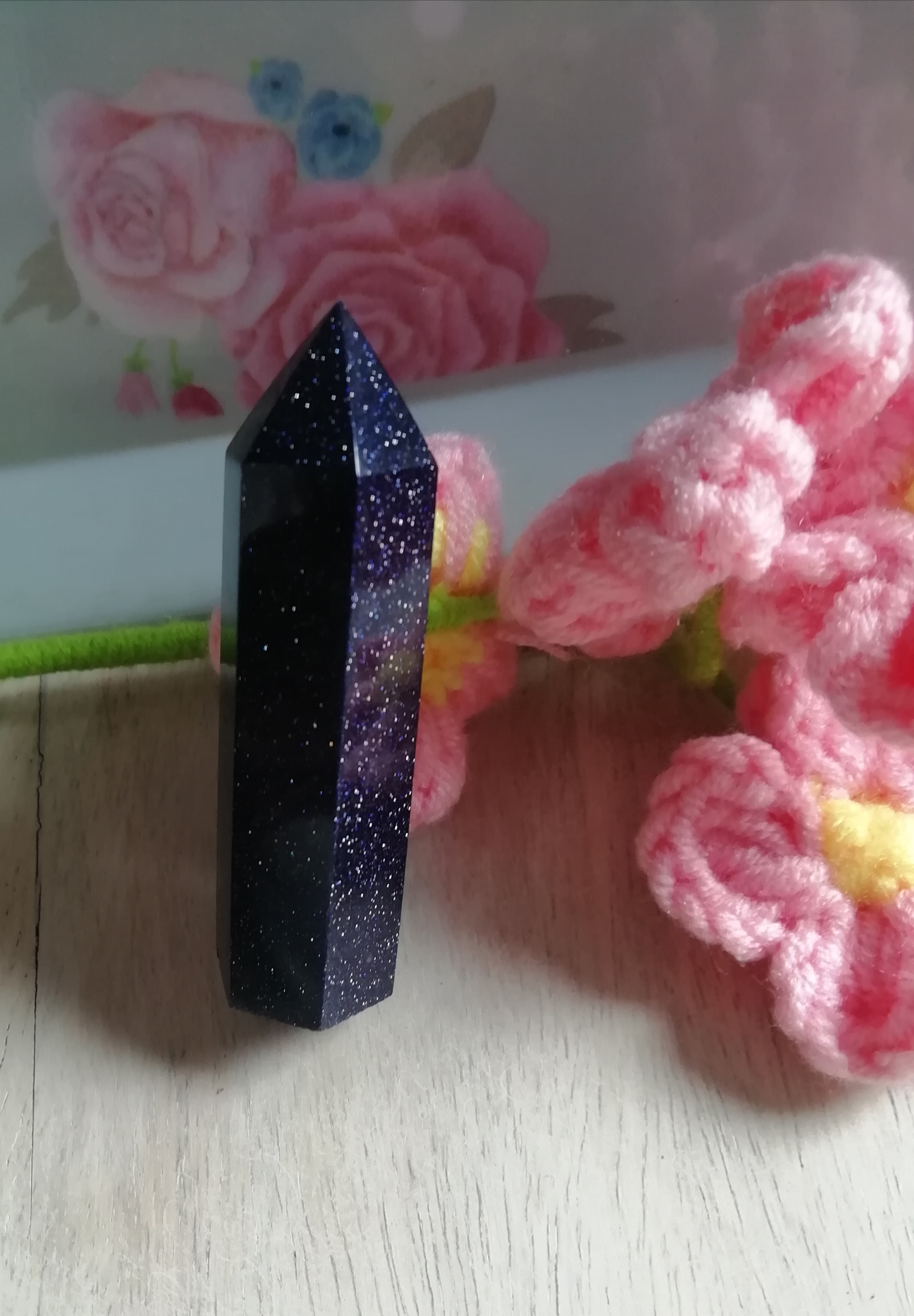 Blue Sandstone Crystal Tower