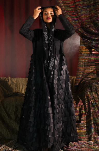 All Black Abaya