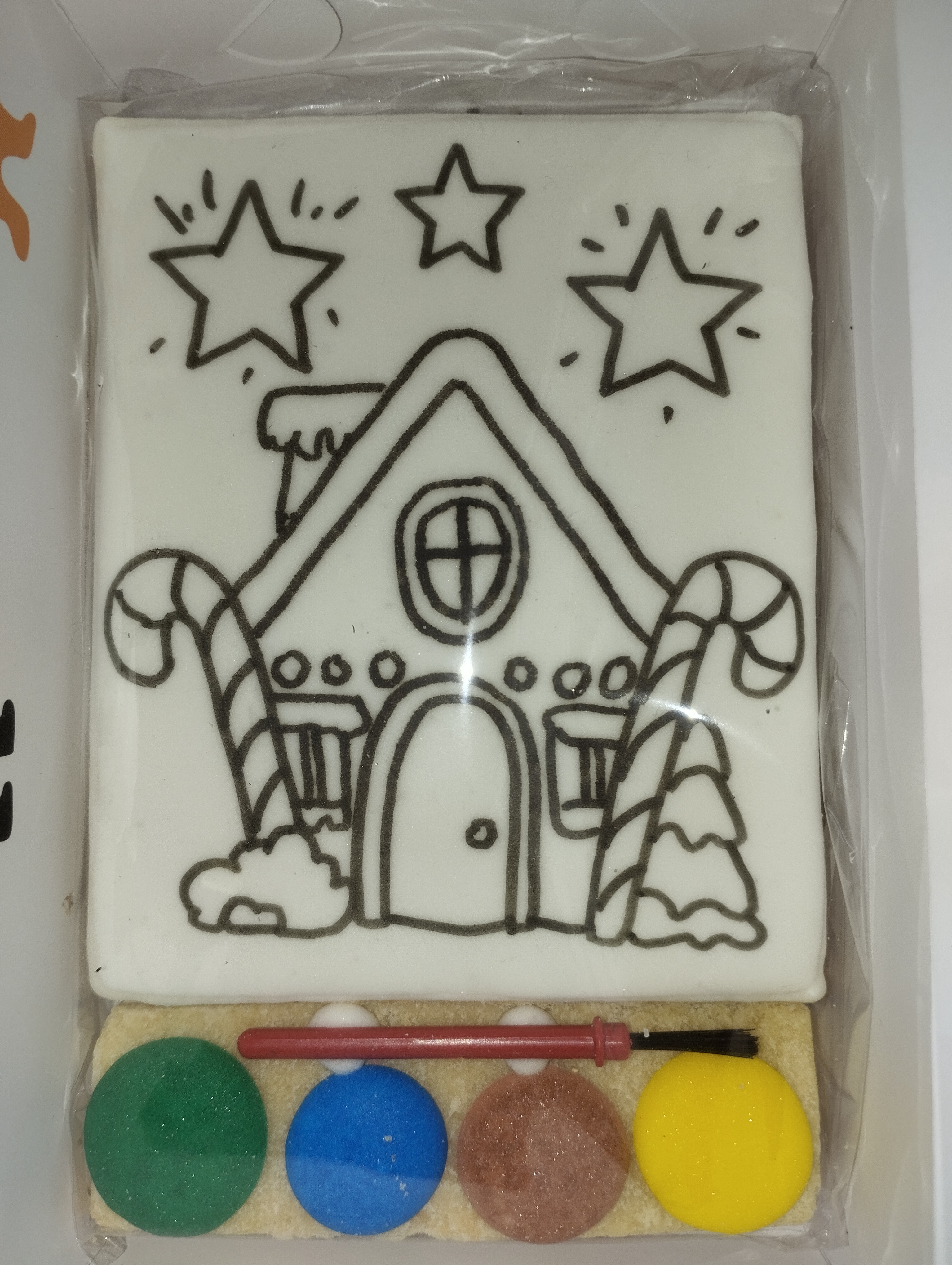 Biscuit à décorer maison de Noël