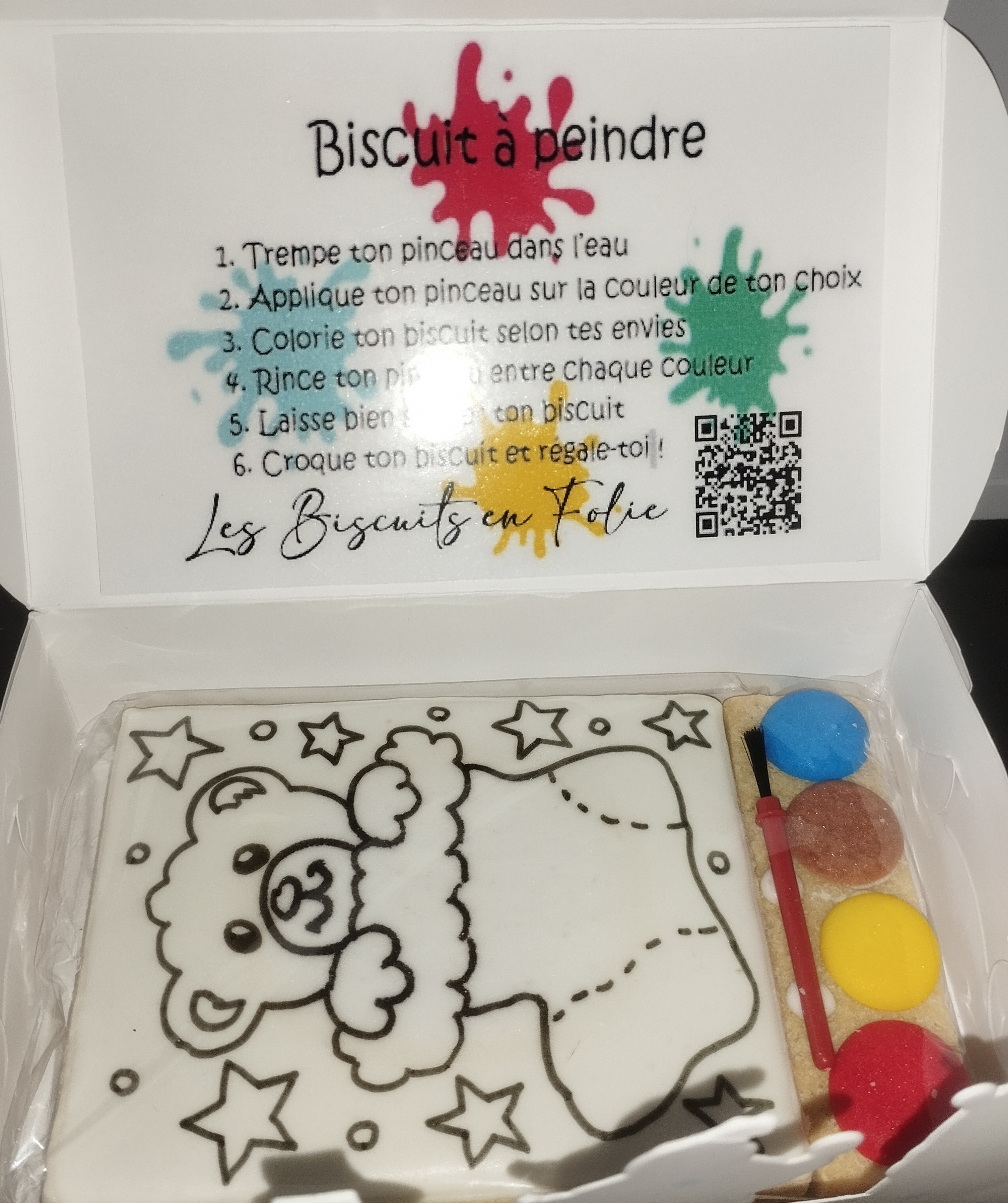 Biscuit à peindre Nounours