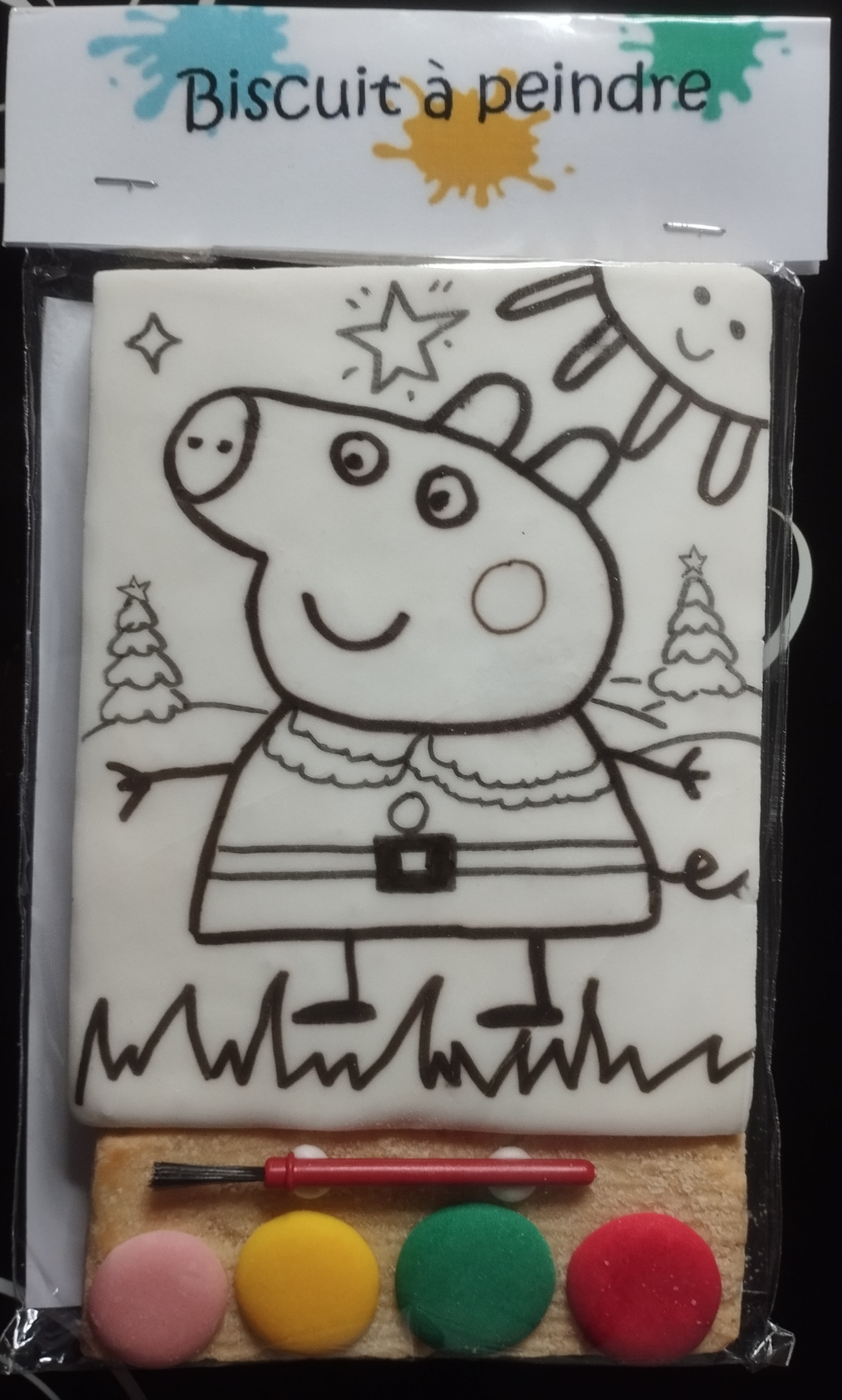 Biscuit à peindre Peppa Pig