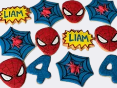 Biscuits décorés Spiderman