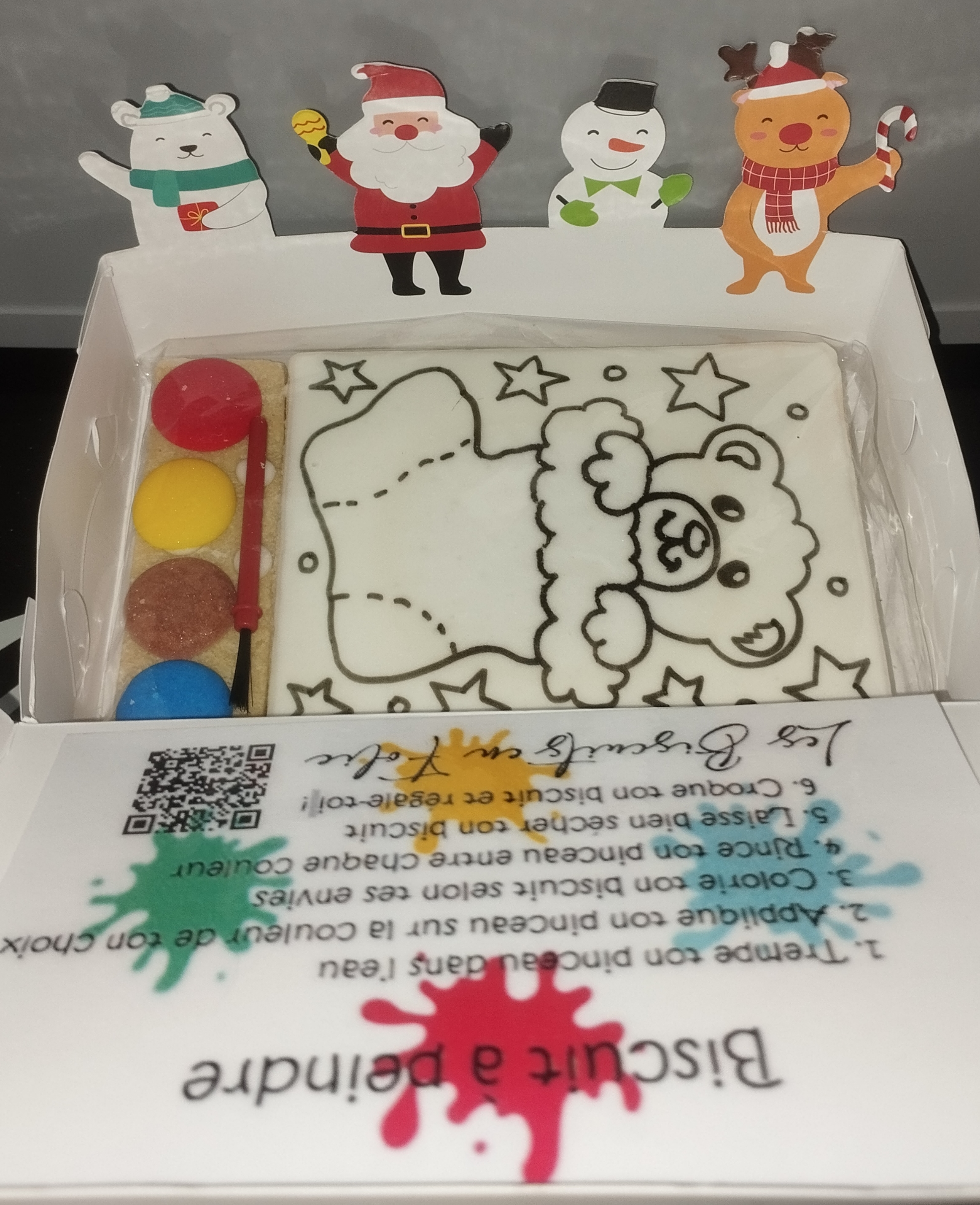 Biscuit à peindre Nounours