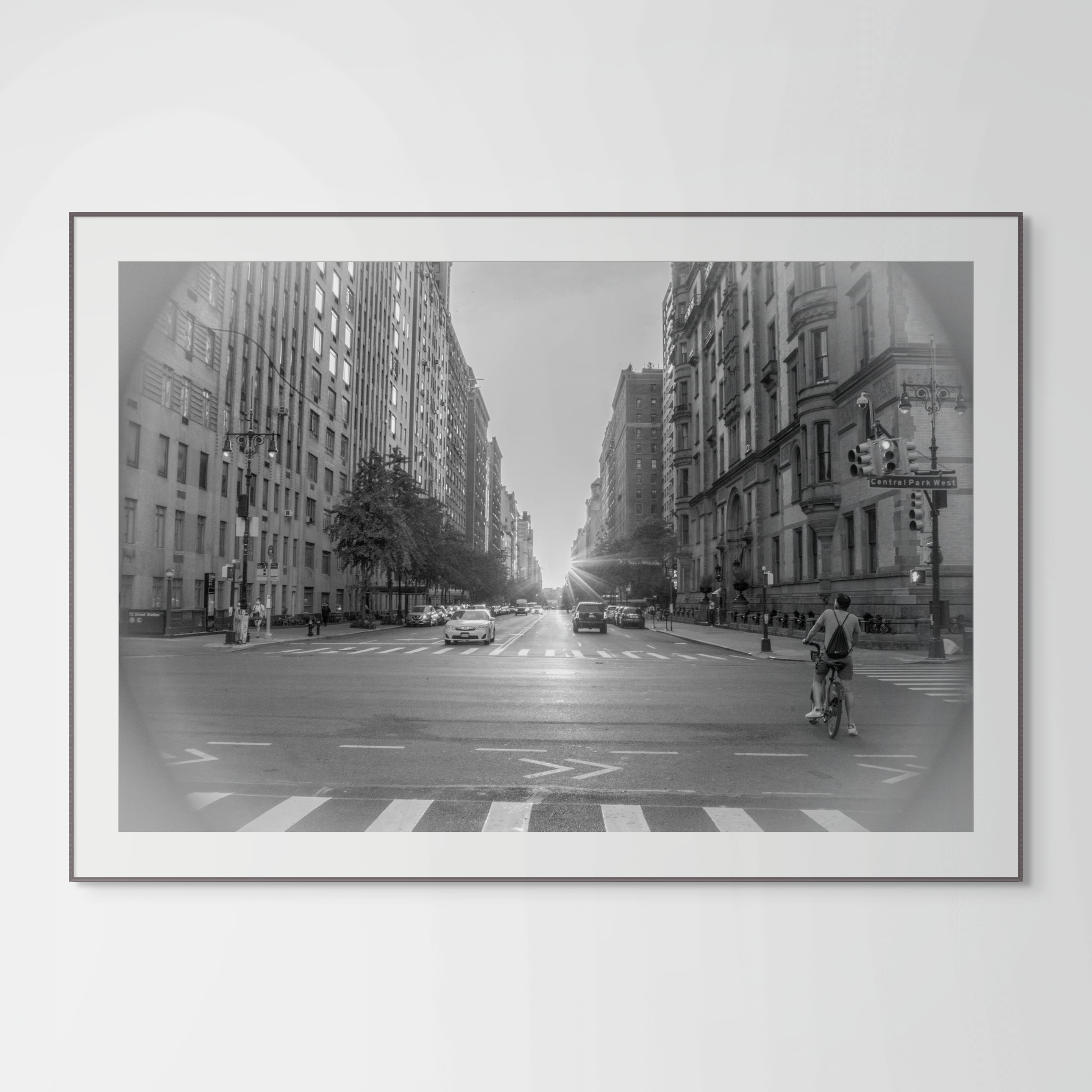 NN better writing West 72nd Street, NYC Black and White Photograph | Print | Stylish Urban Wall Decor | Gift for City Lovers
