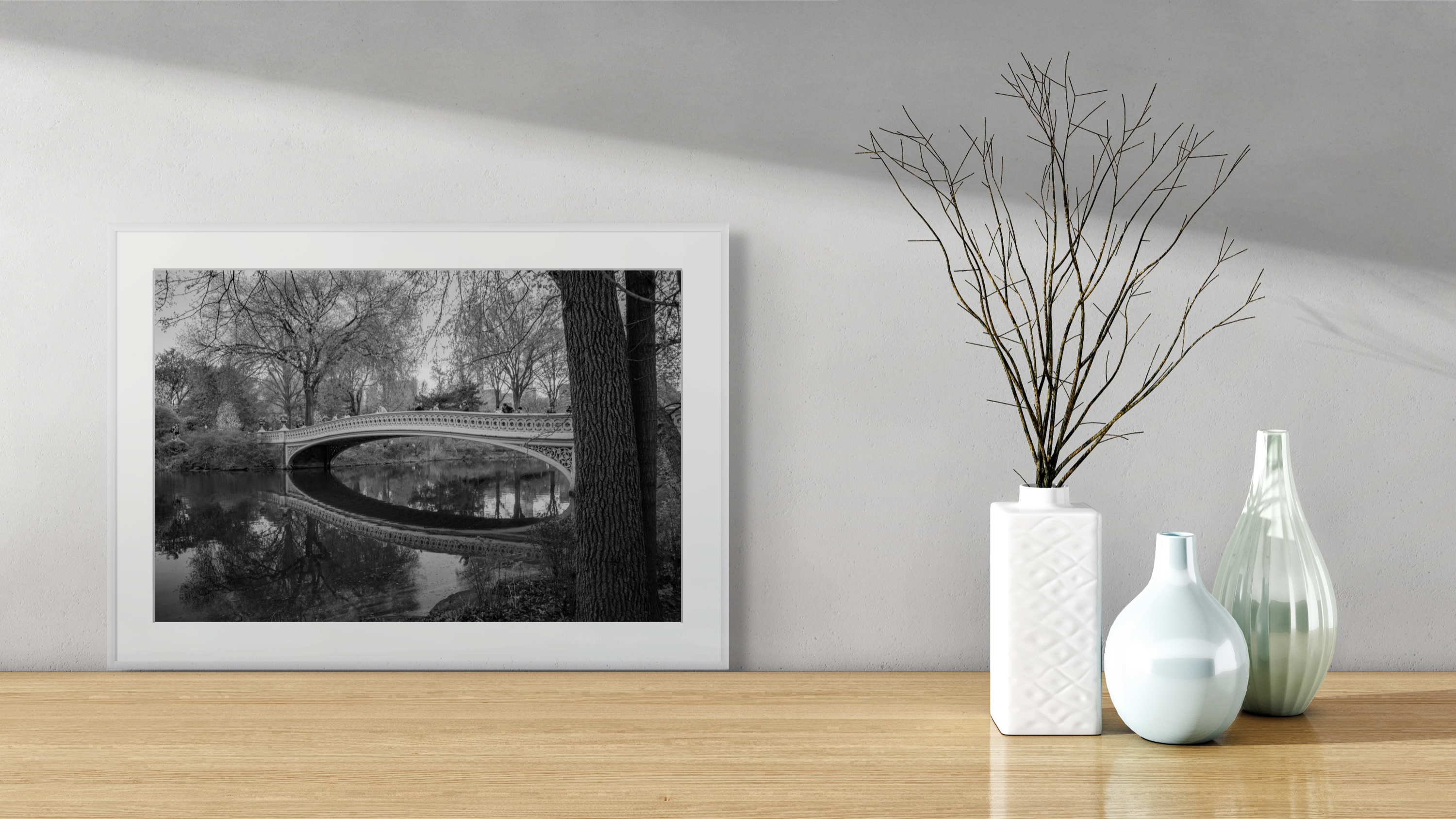 New York City Central Park Bow Bridge Print | Stylish Urban Wall Decor | Gift for City Lovers