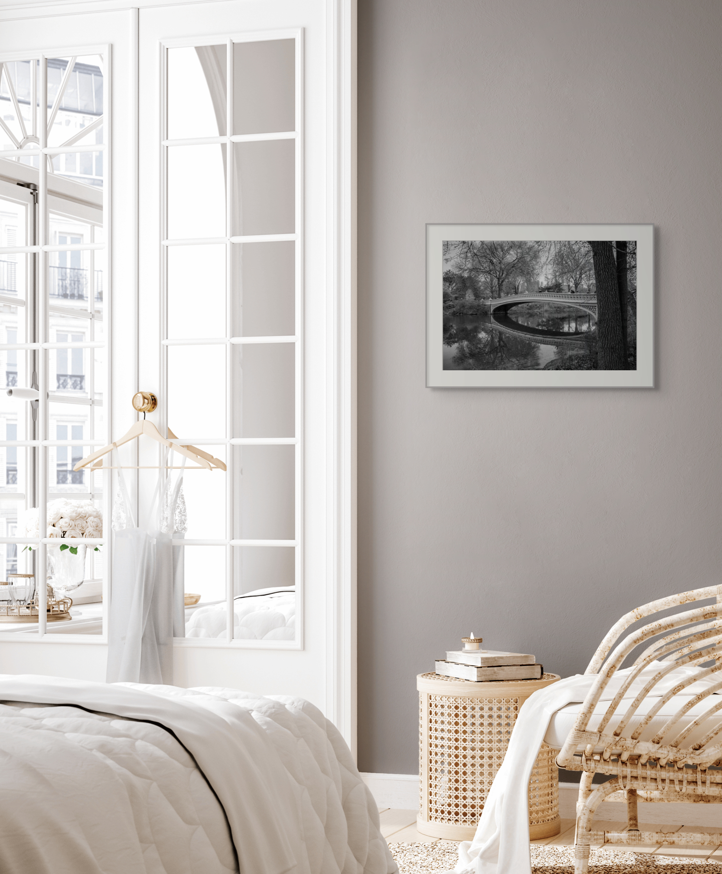 New York City Central Park Bow Bridge Print | Stylish Urban Wall Decor | Gift for City Lovers