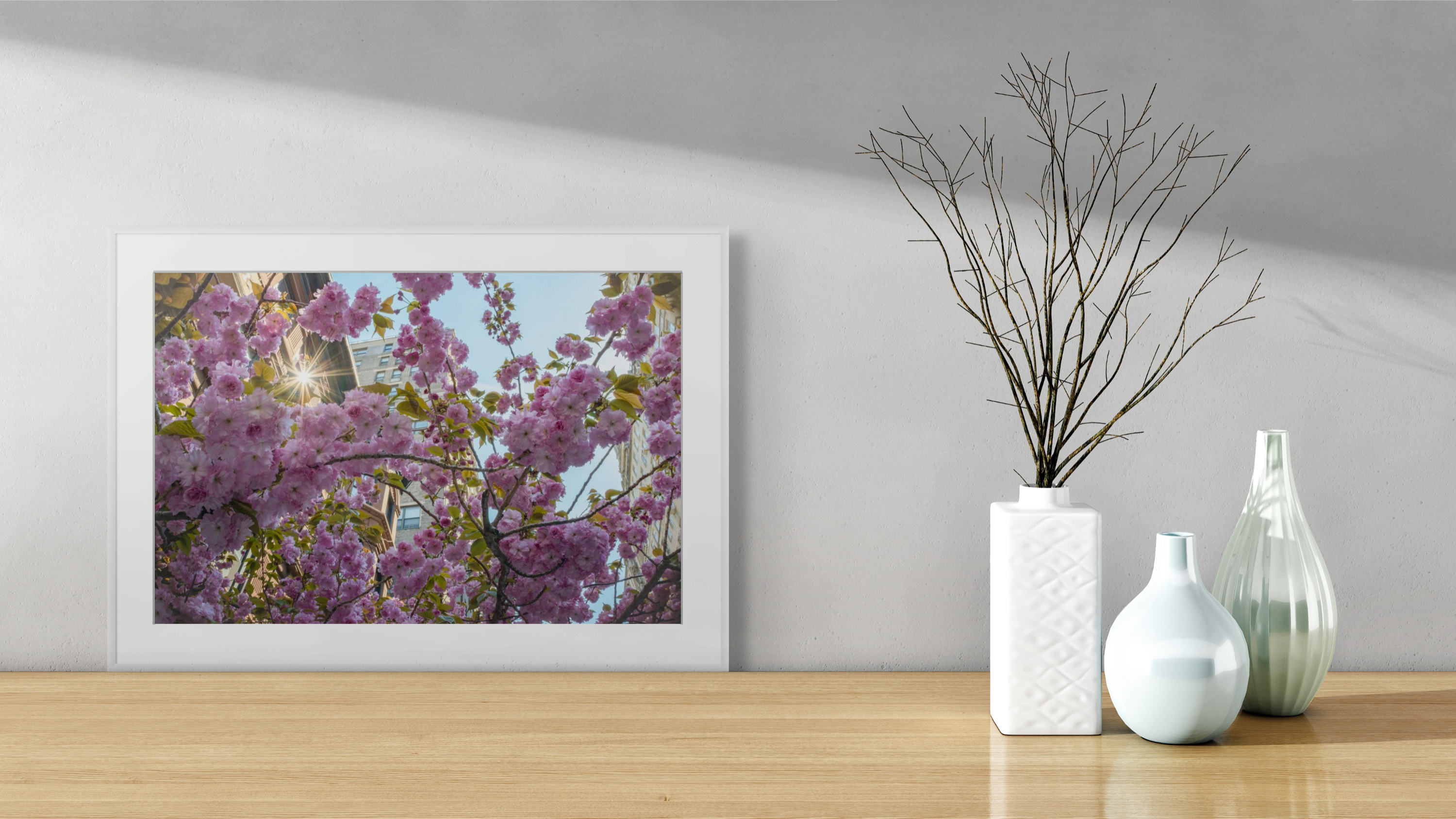 NN better writing Sun Flare on West 83rd, Street Photograph 