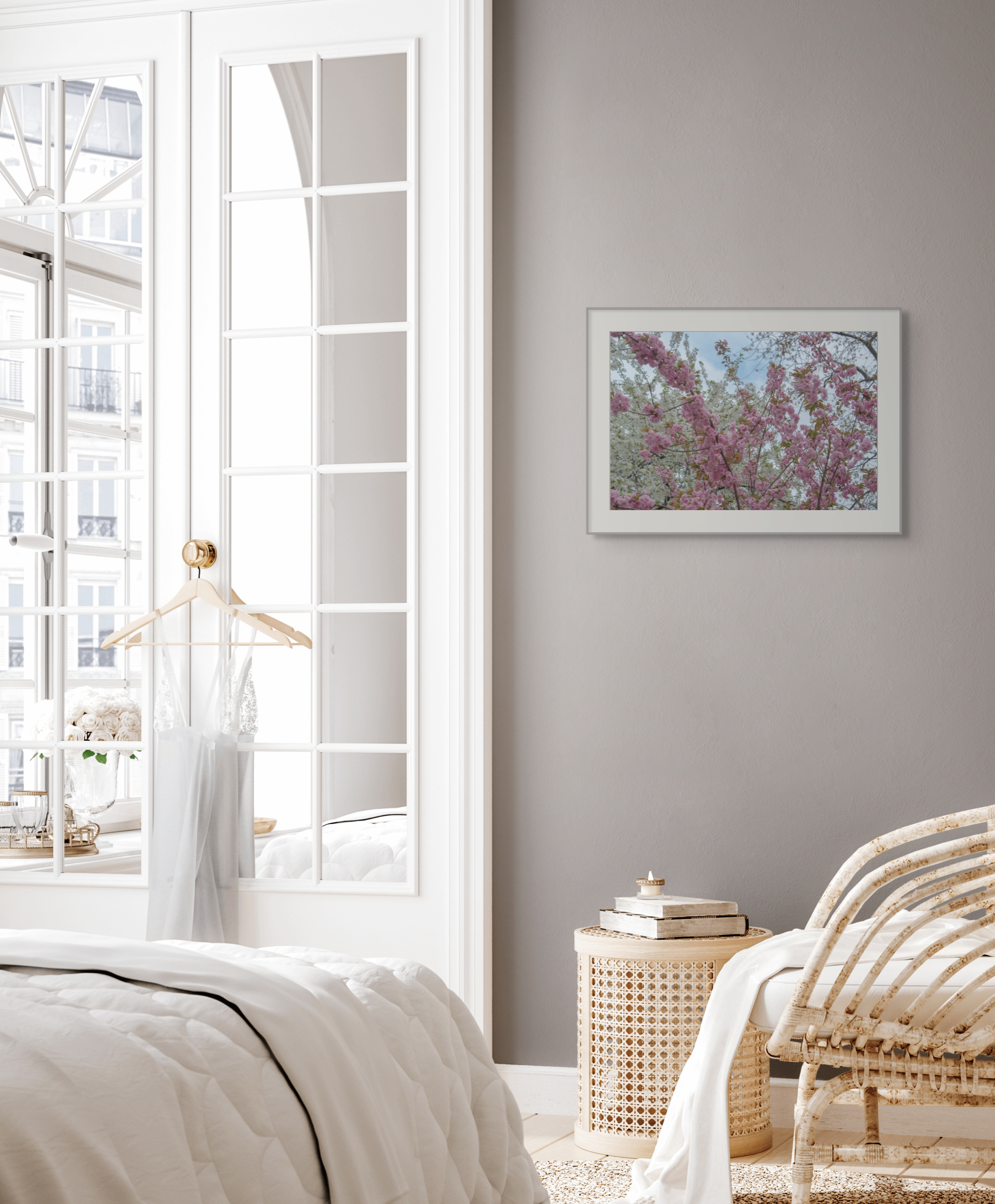 NN better writing Cherry Blossoms of New York, Flower Photograph