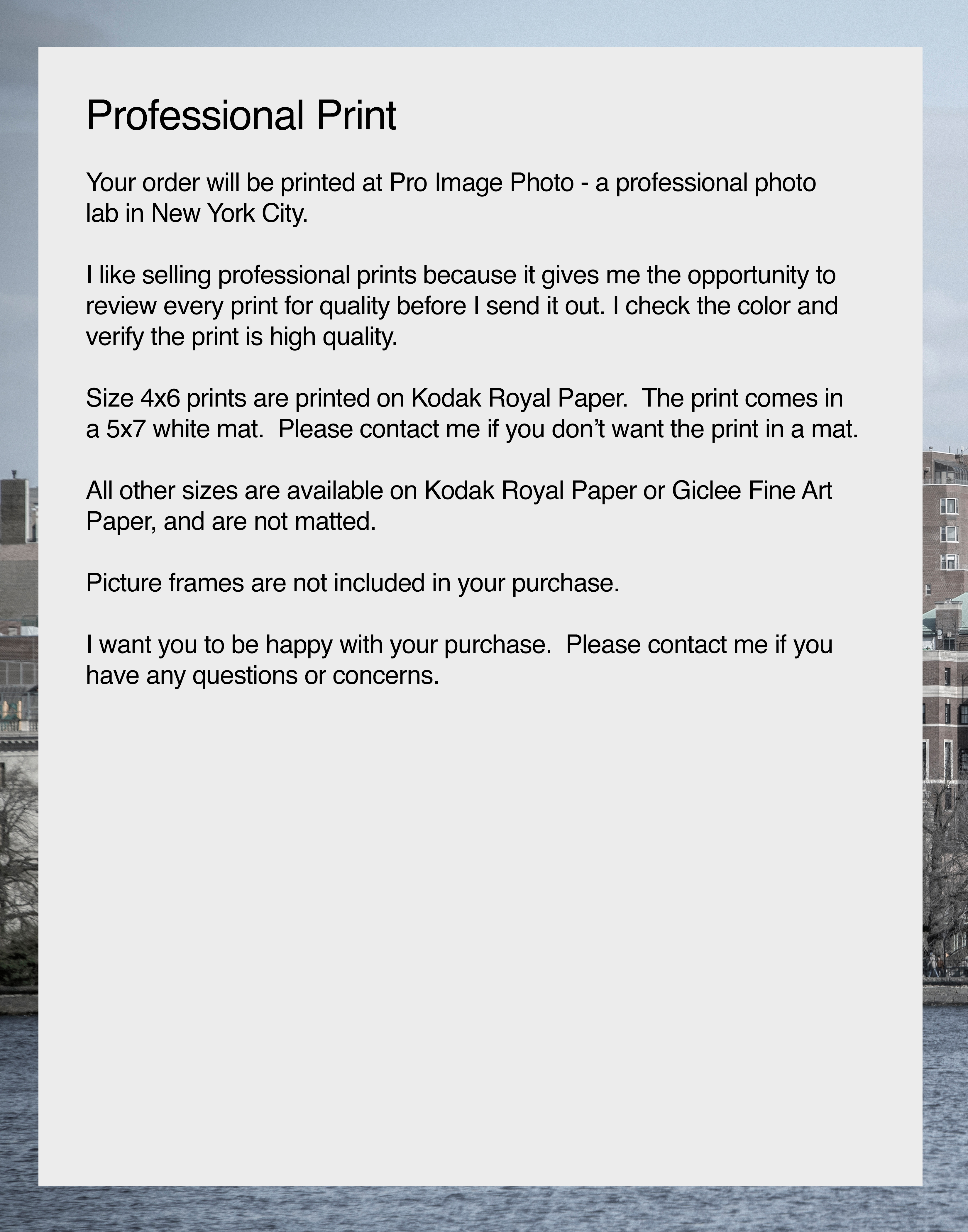 NN better writing. Central Park Reservoir, New York City Photograph