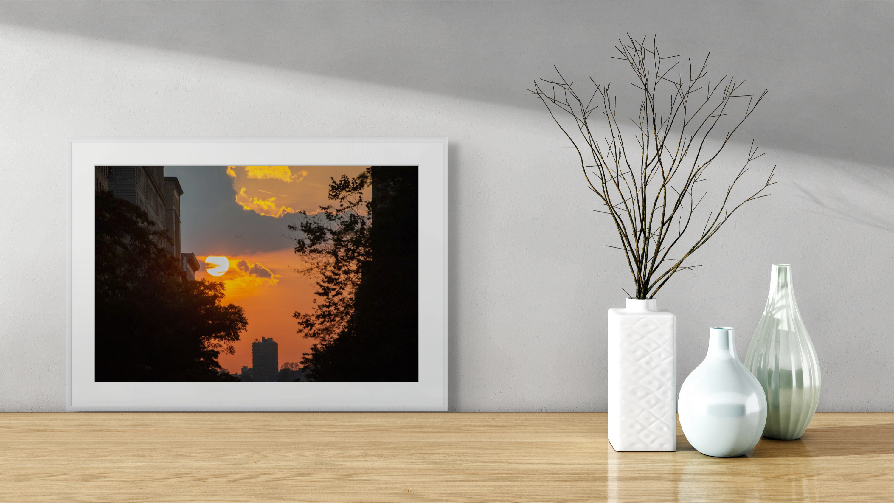 NN better writing.   Sunset on West 72nd Street, New York City Photograph