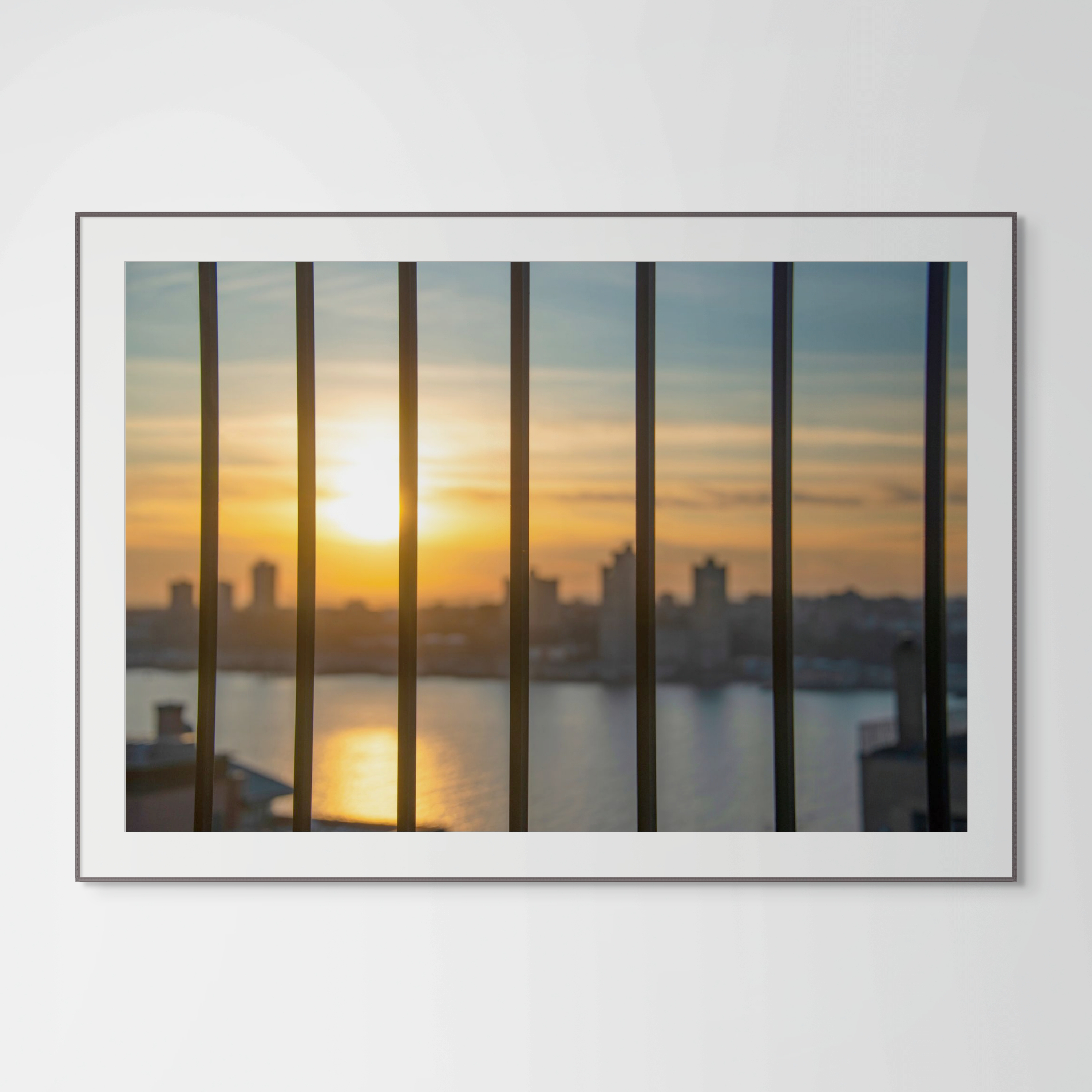 Last Sunset on West 86th Street, Sunset Photograph