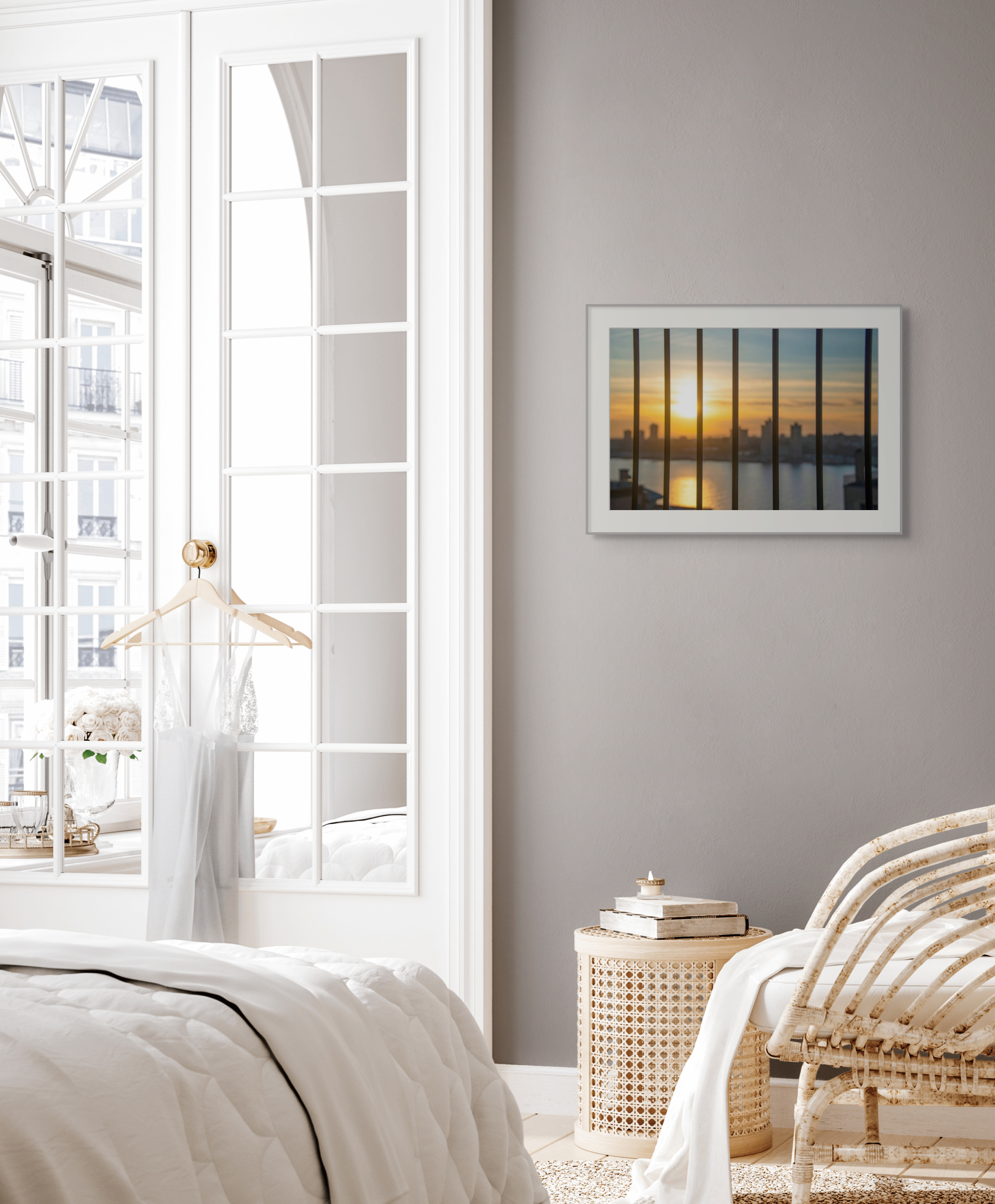 Last Sunset on West 86th Street, Sunset Photograph