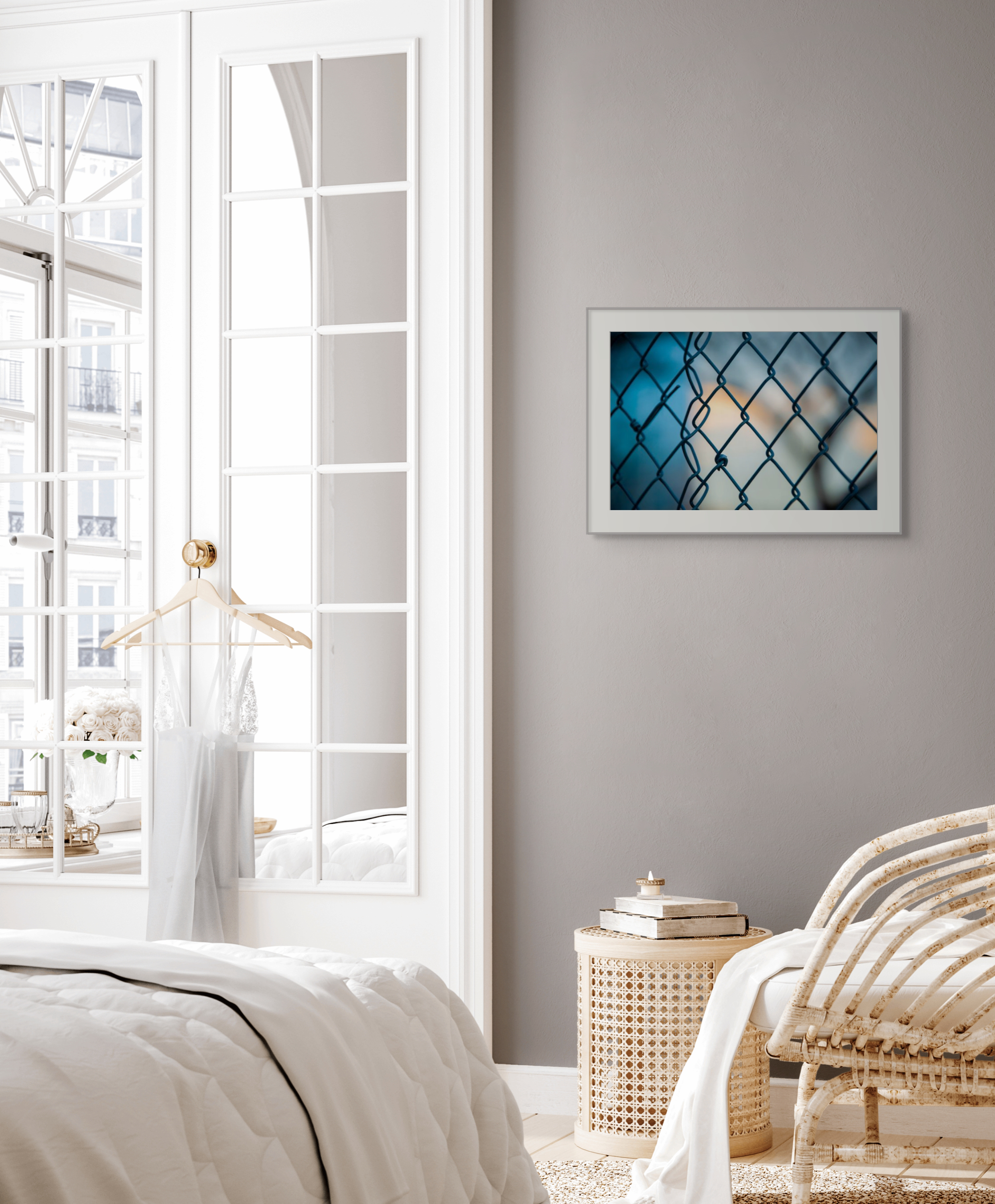 NN better writing.  Sunset Fence Photo, Sunset Photograph