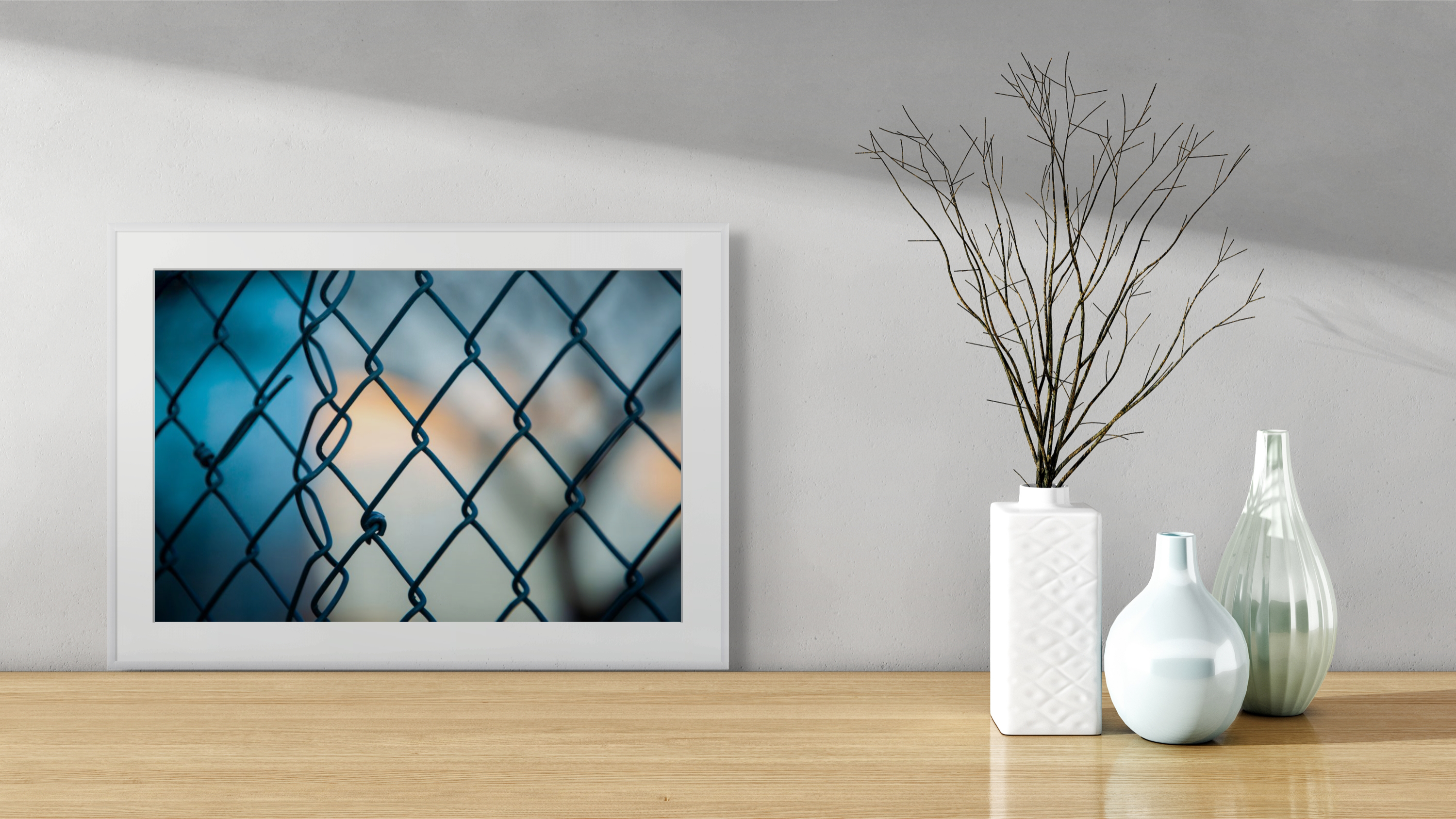 NN better writing.  Sunset Fence Photo, Sunset Photograph