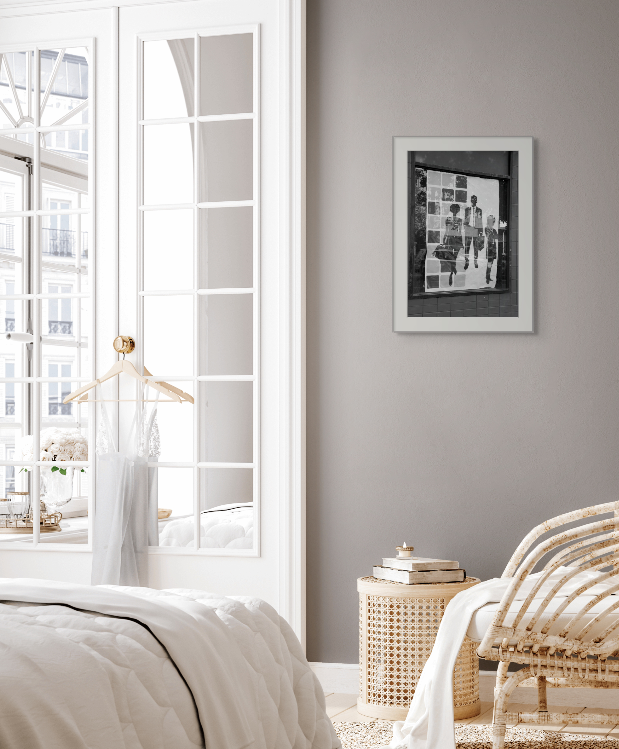 NN better writing       Black & White Street Ad Photo, New York City Photograph