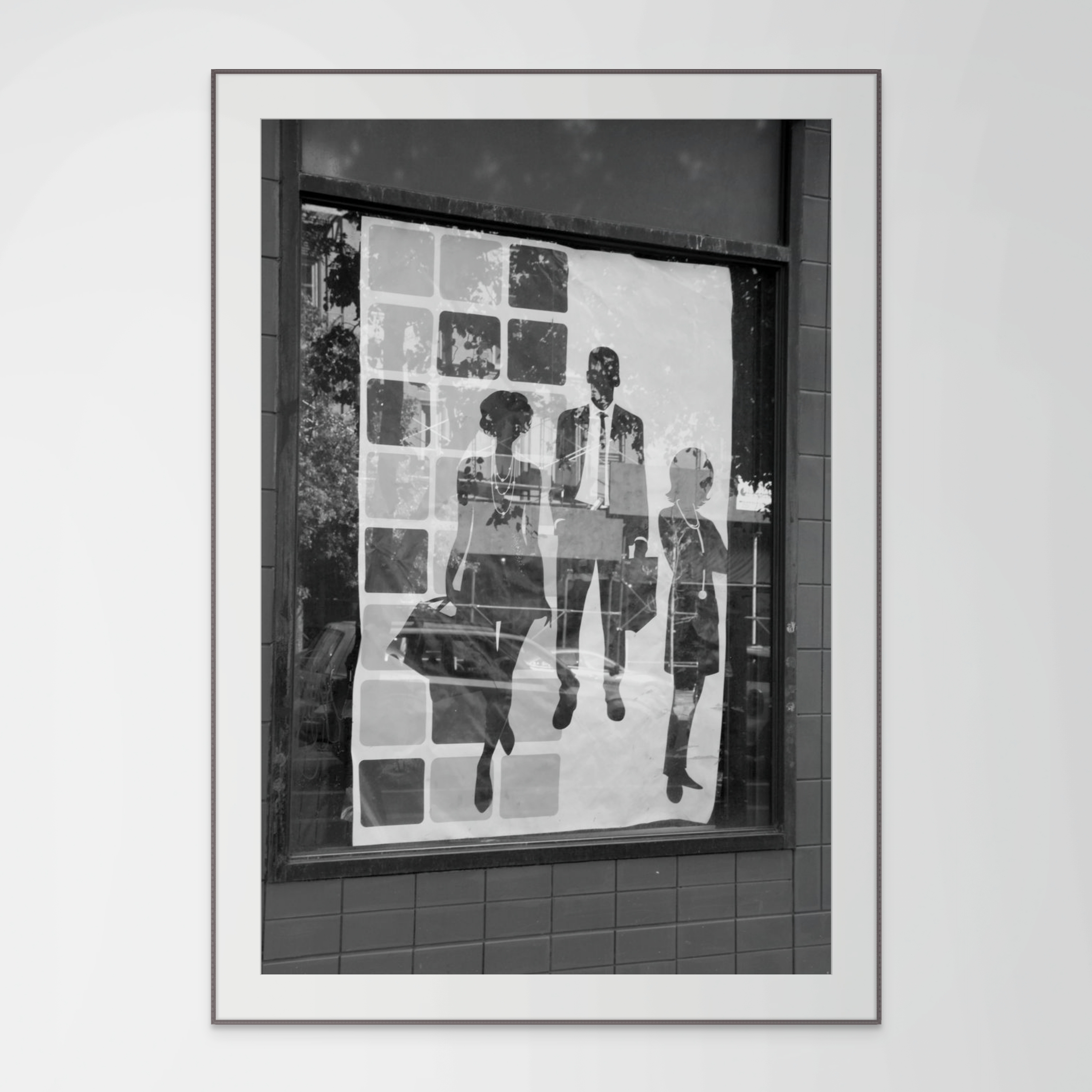 NN better writing       Black & White Street Ad Photo, New York City Photograph