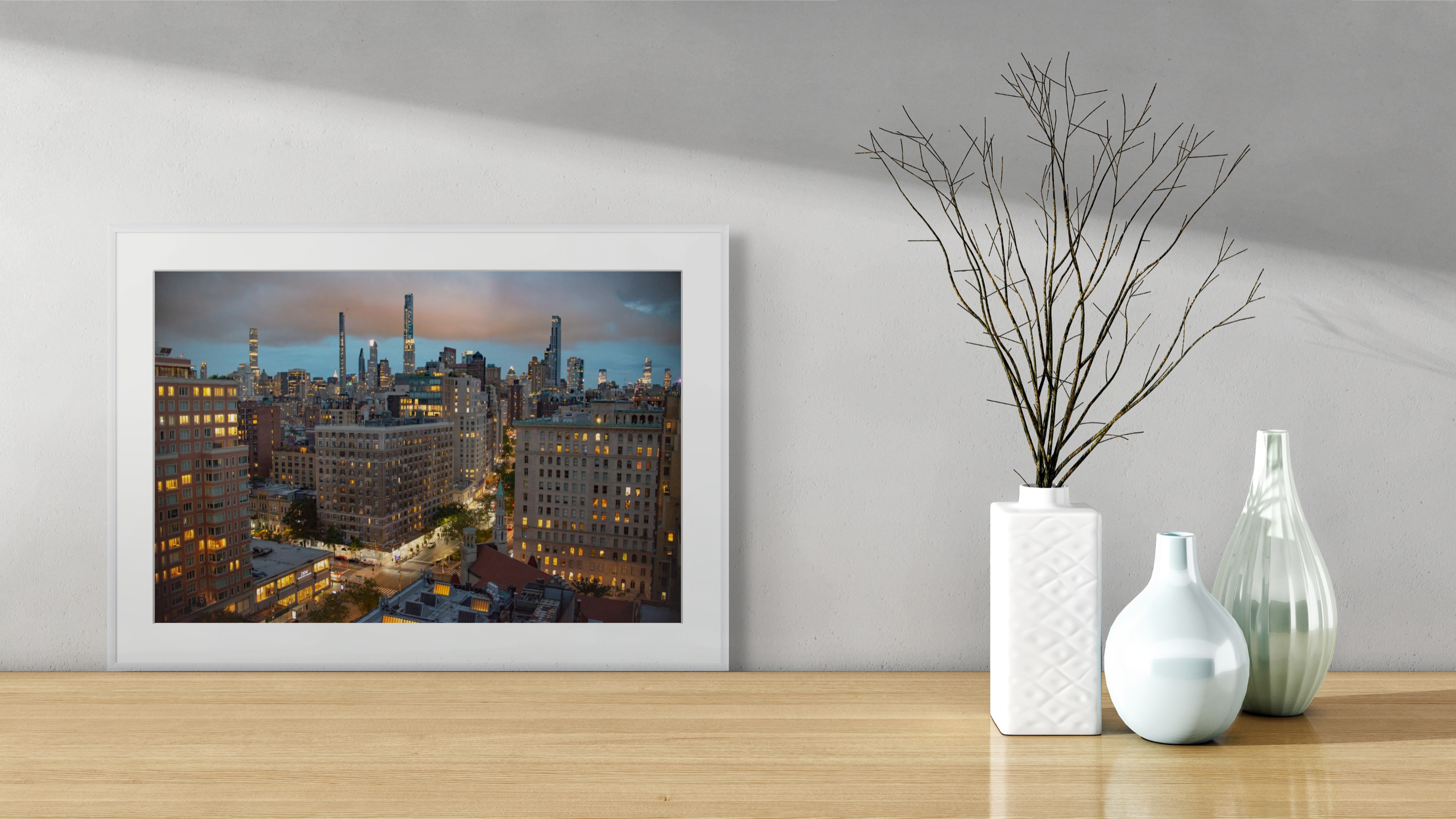 NN better writing. Looking South, New York City Photograph