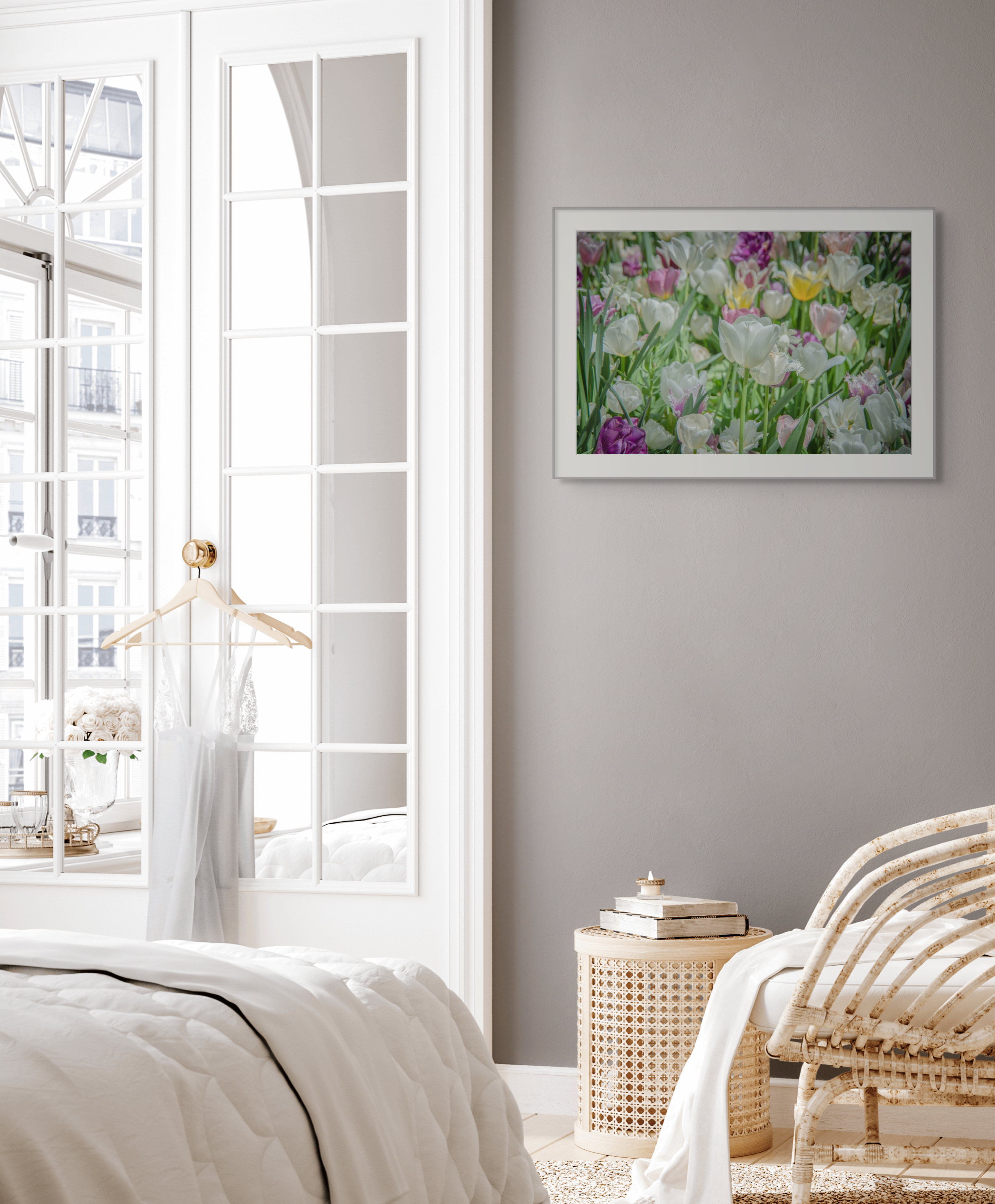 NN Better Writing.   Tulips of Shakespeare's Garden, Flower Photograph