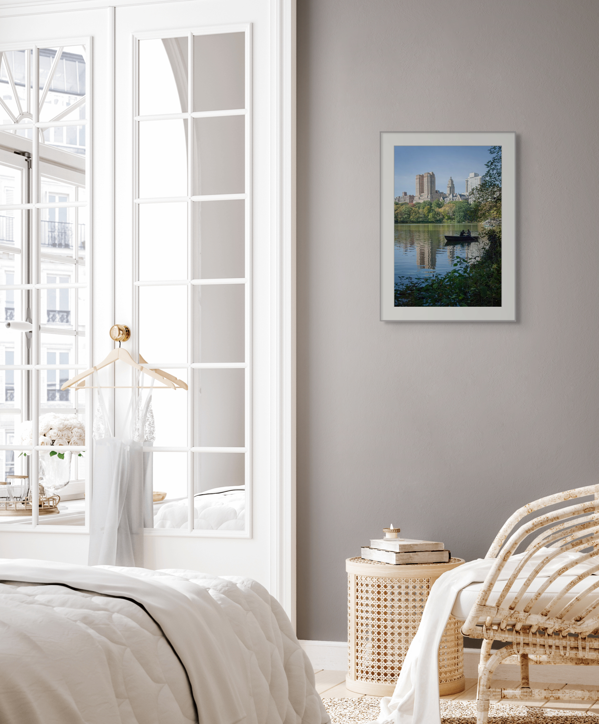 NN better writing. The Quiet Moments of Sunday, Central Park Photograph