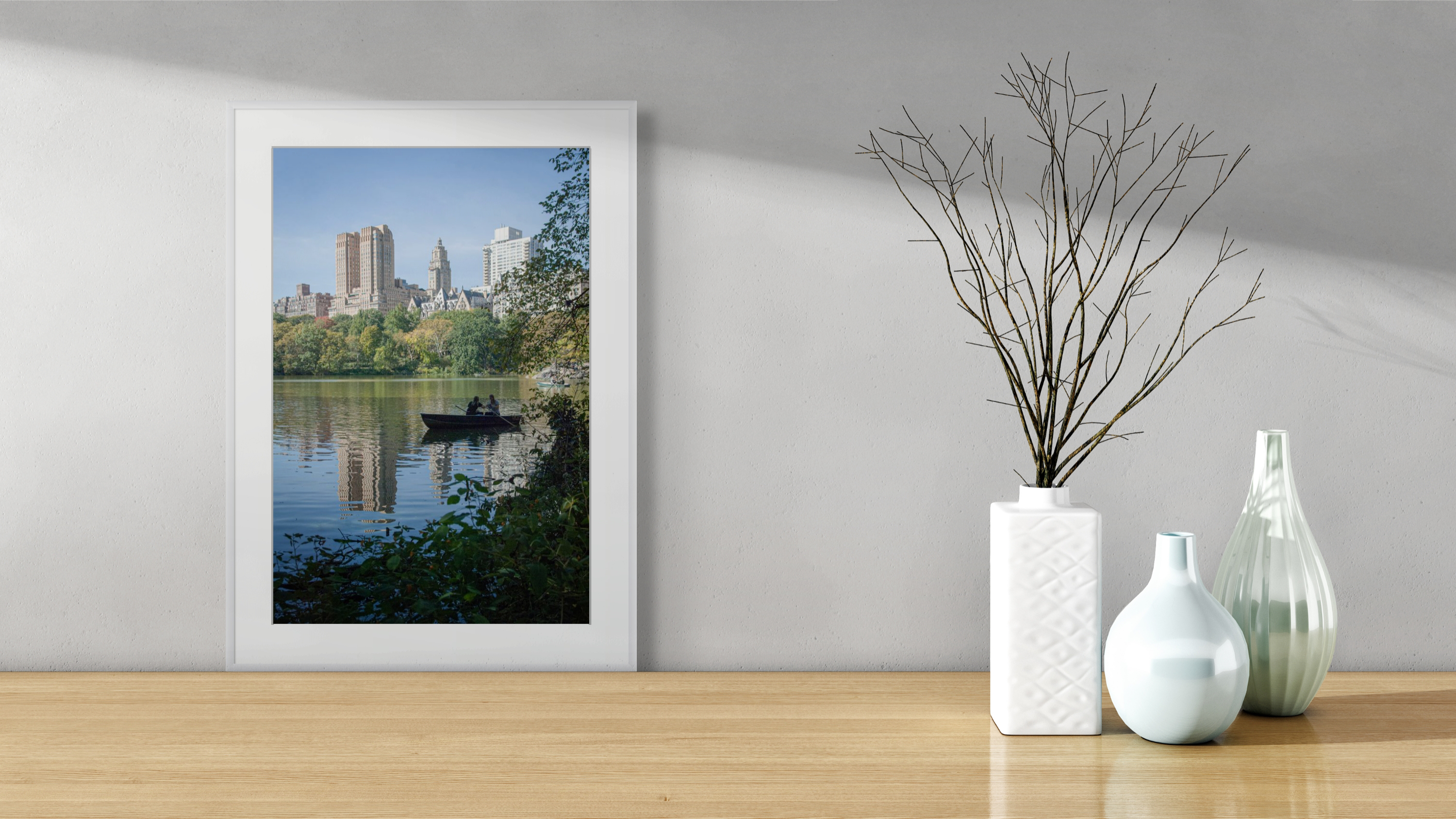 NN better writing. The Quiet Moments of Sunday, Central Park Photograph