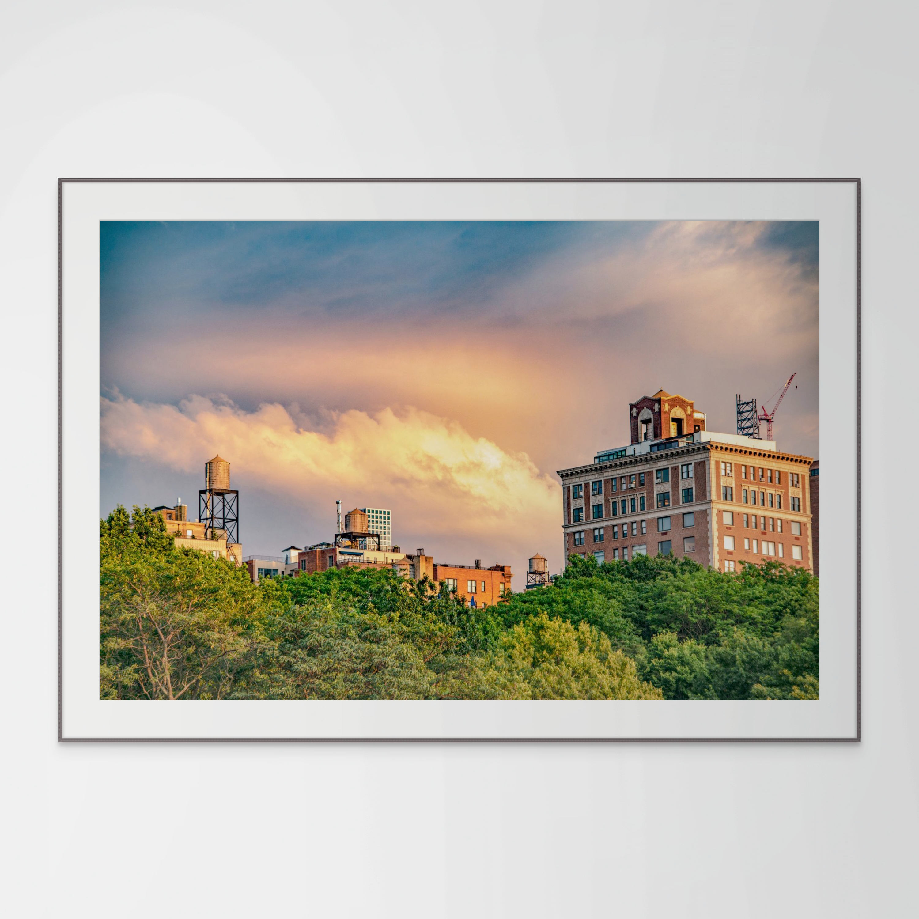 NN better writing.      Sunset on the Upper West Side, New York City Photograph