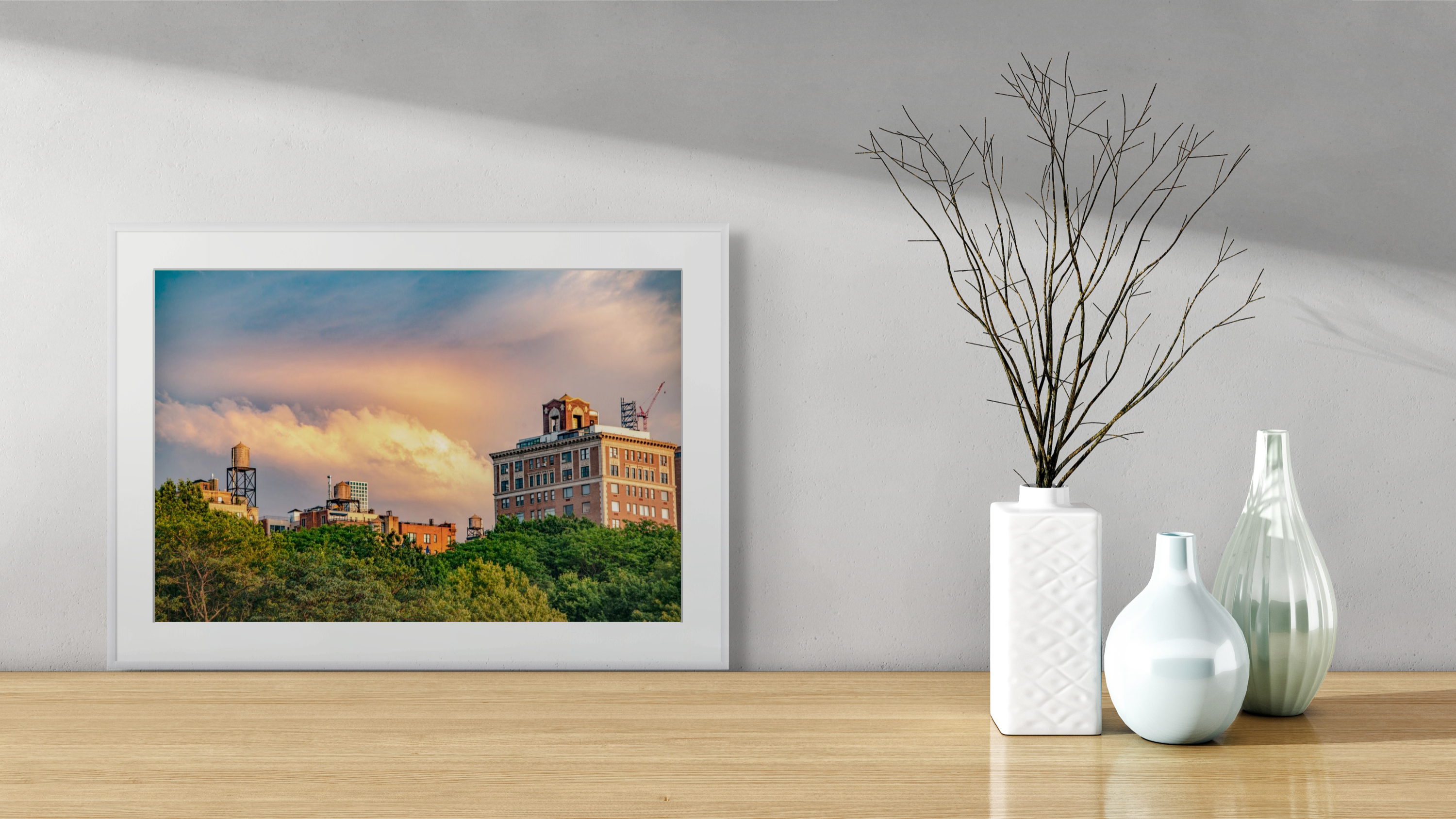 NN better writing.      Sunset on the Upper West Side, New York City Photograph