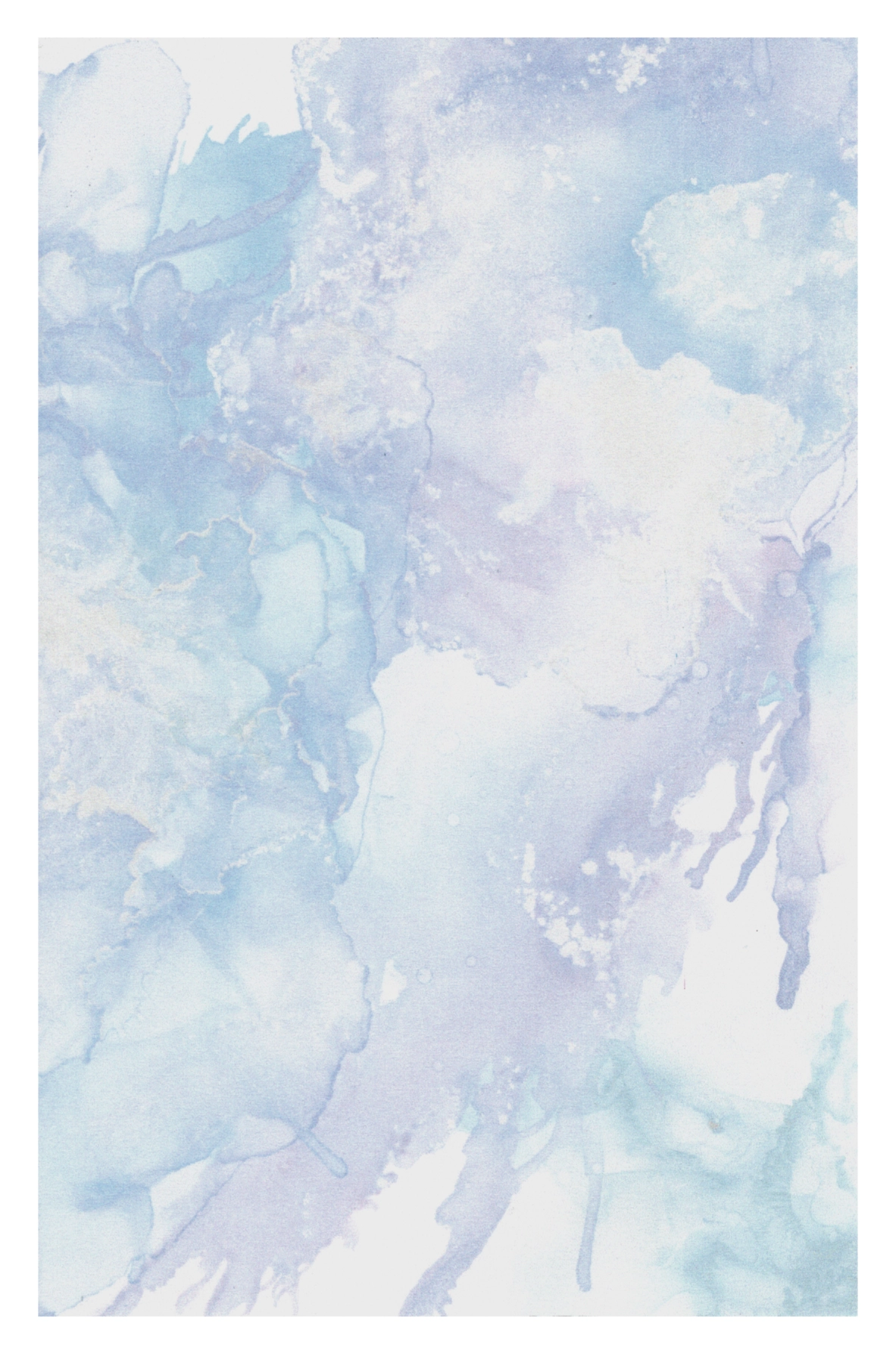 Alcohol Ink Writing Paper Set - Painting #19