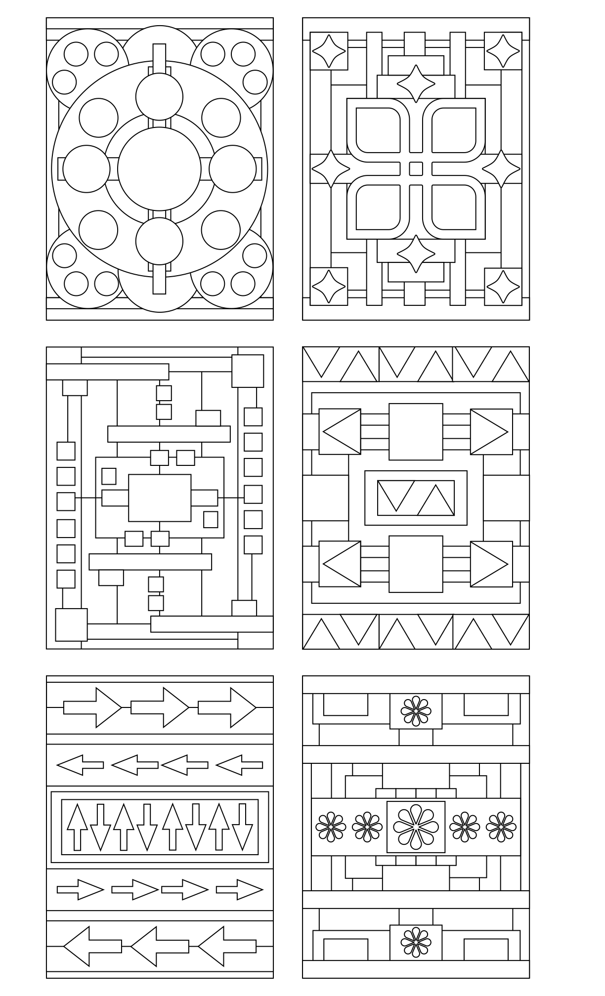 Geometrical Coloring Book #3