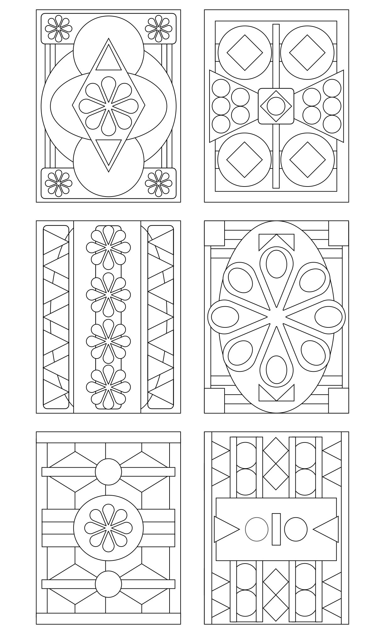 Geometrical Coloring Book #2
