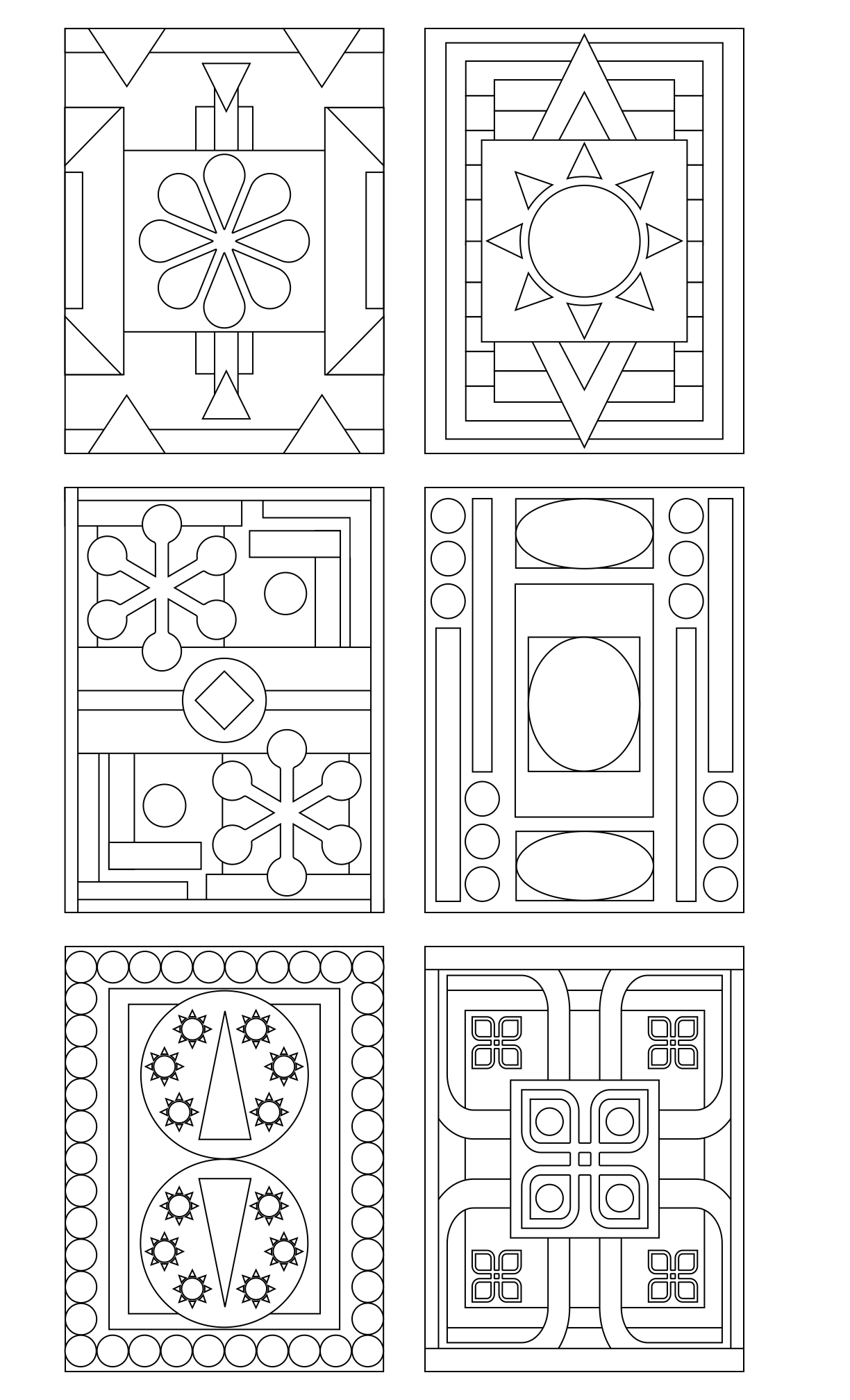 Geometrical Coloring Book #3