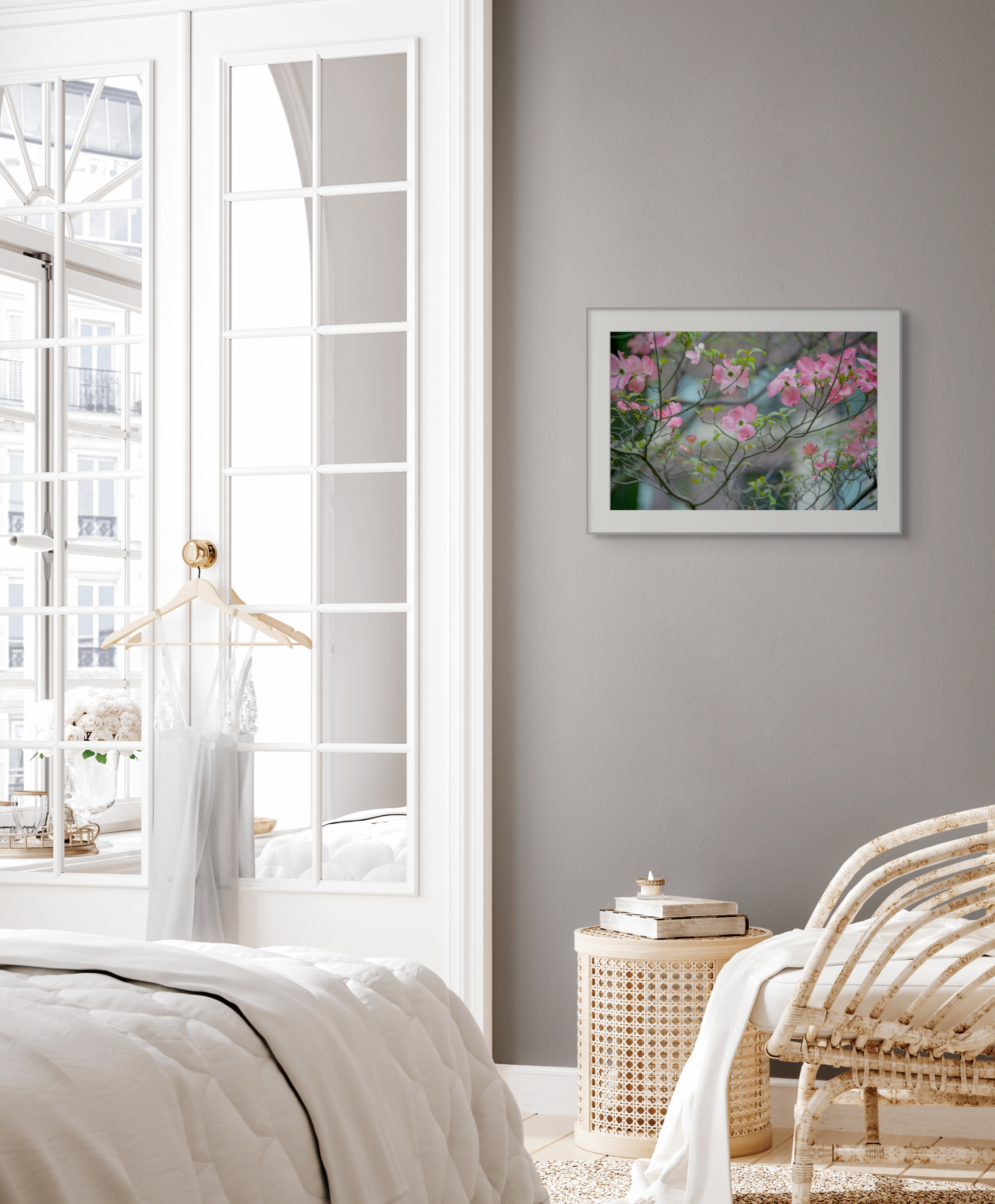 NN Better writing. Dogwoods of Central Park, Flower Photograph