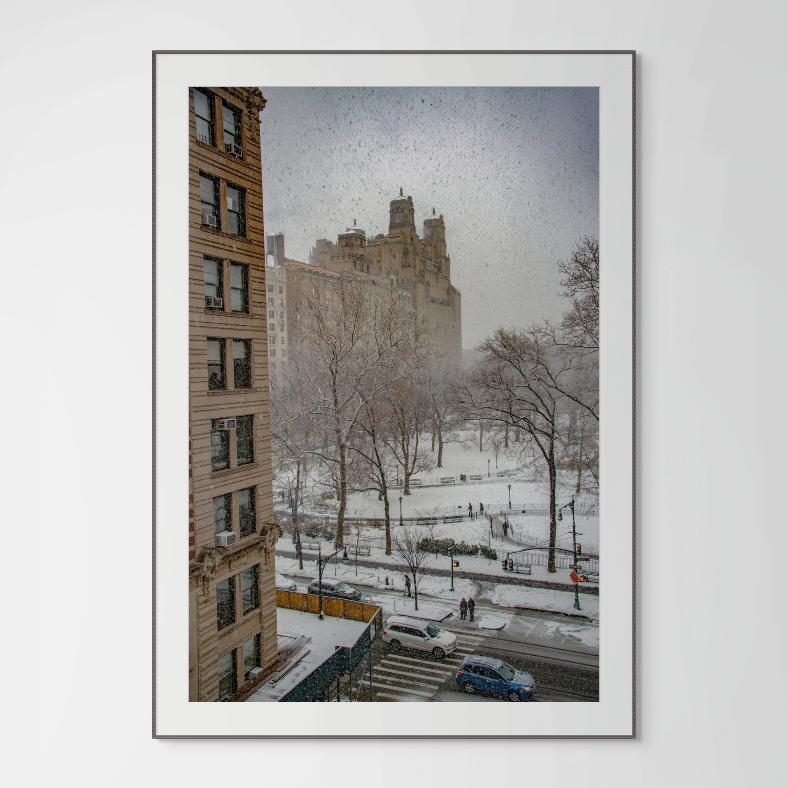 NN better writing.      Snow on the Upper West Side, New York City Photograph