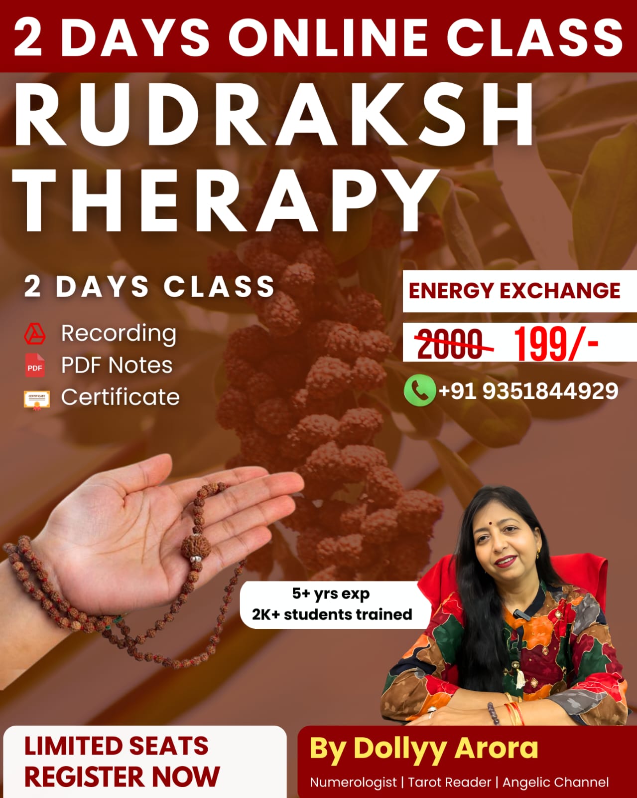 Rudraksh Therapy Online Class