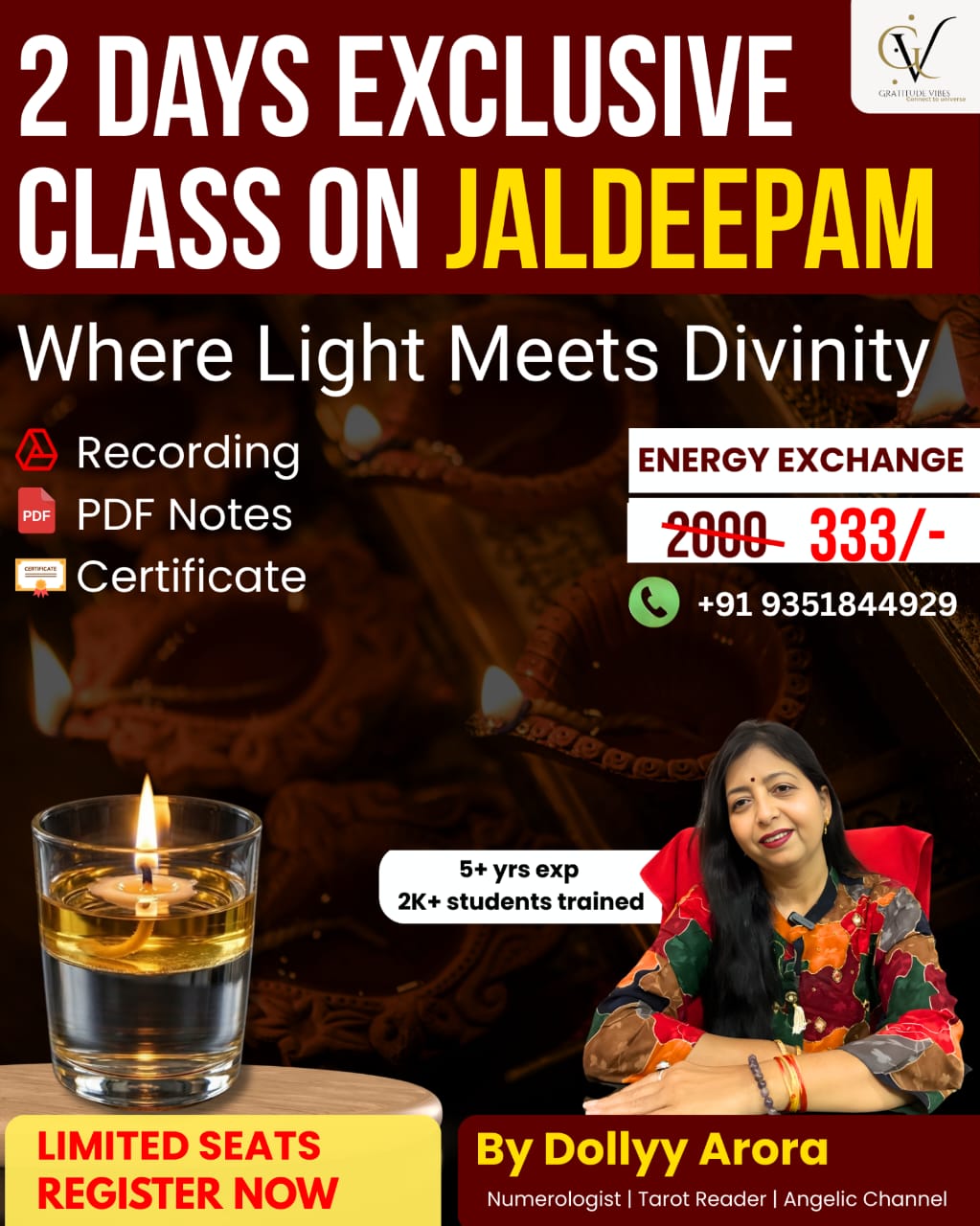 2 Days Exclusive Class on Jaldeepam