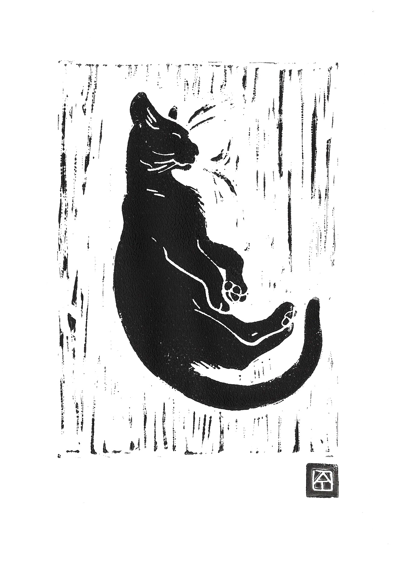 Sleepy Cats Triptych