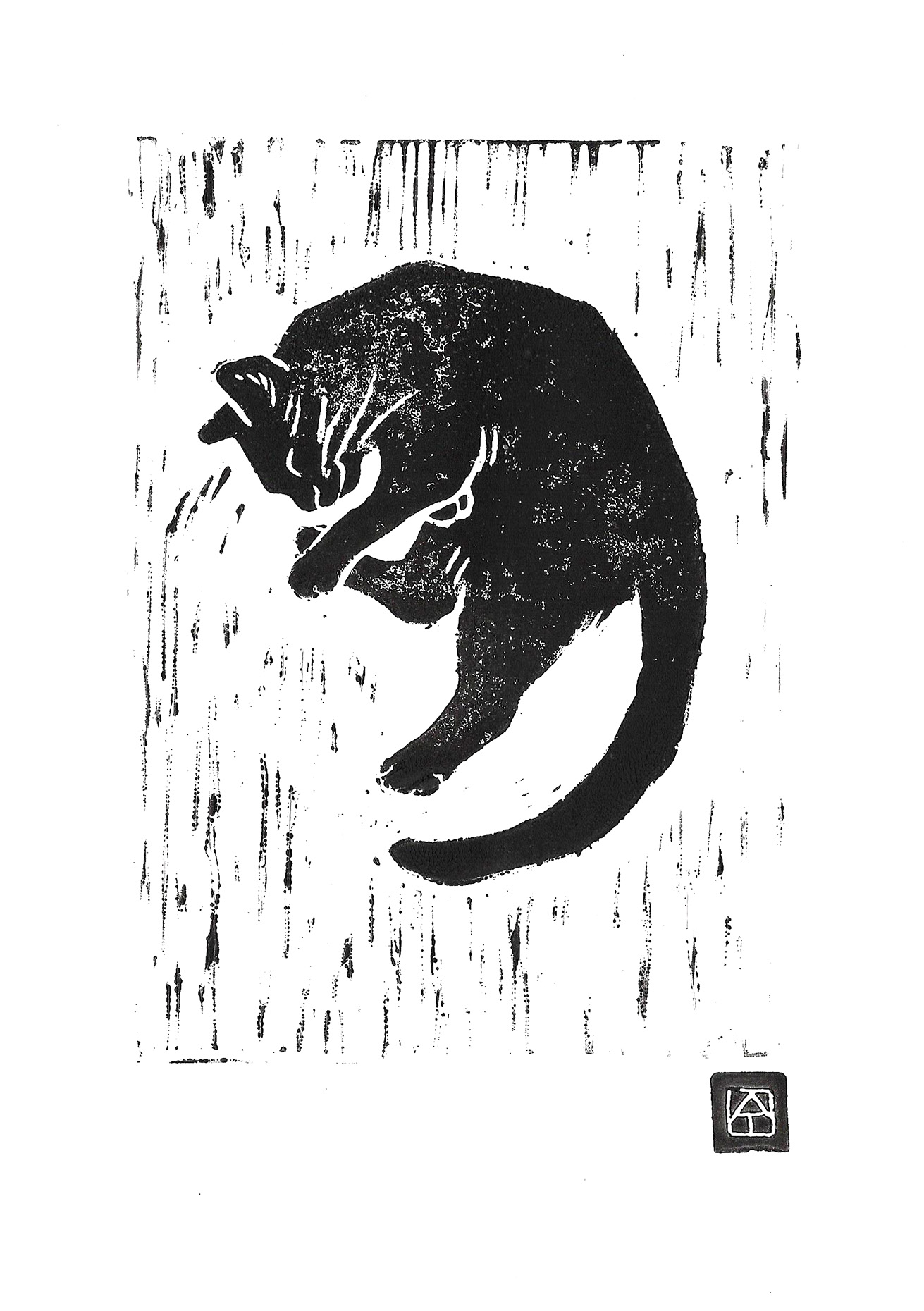 Sleepy Cats Triptych