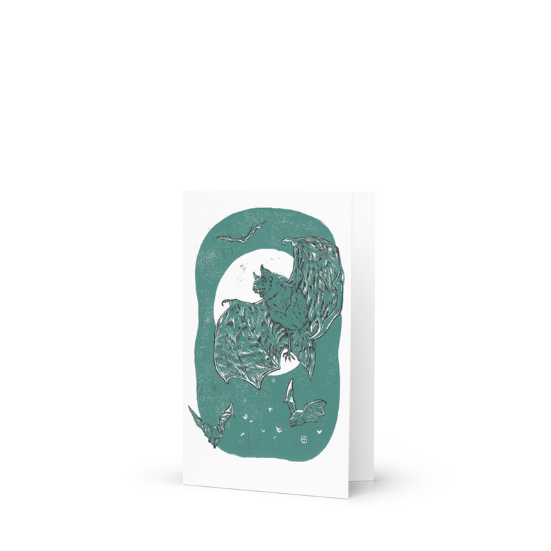 Bats! Greeting card