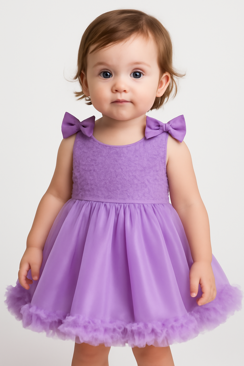 Lavender Tulle Toddler Party Frock