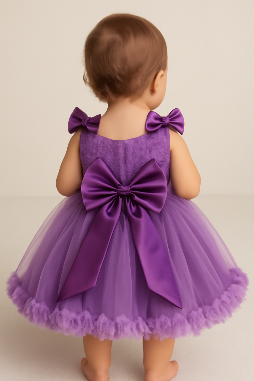 Lavender Tulle Toddler Party Frock