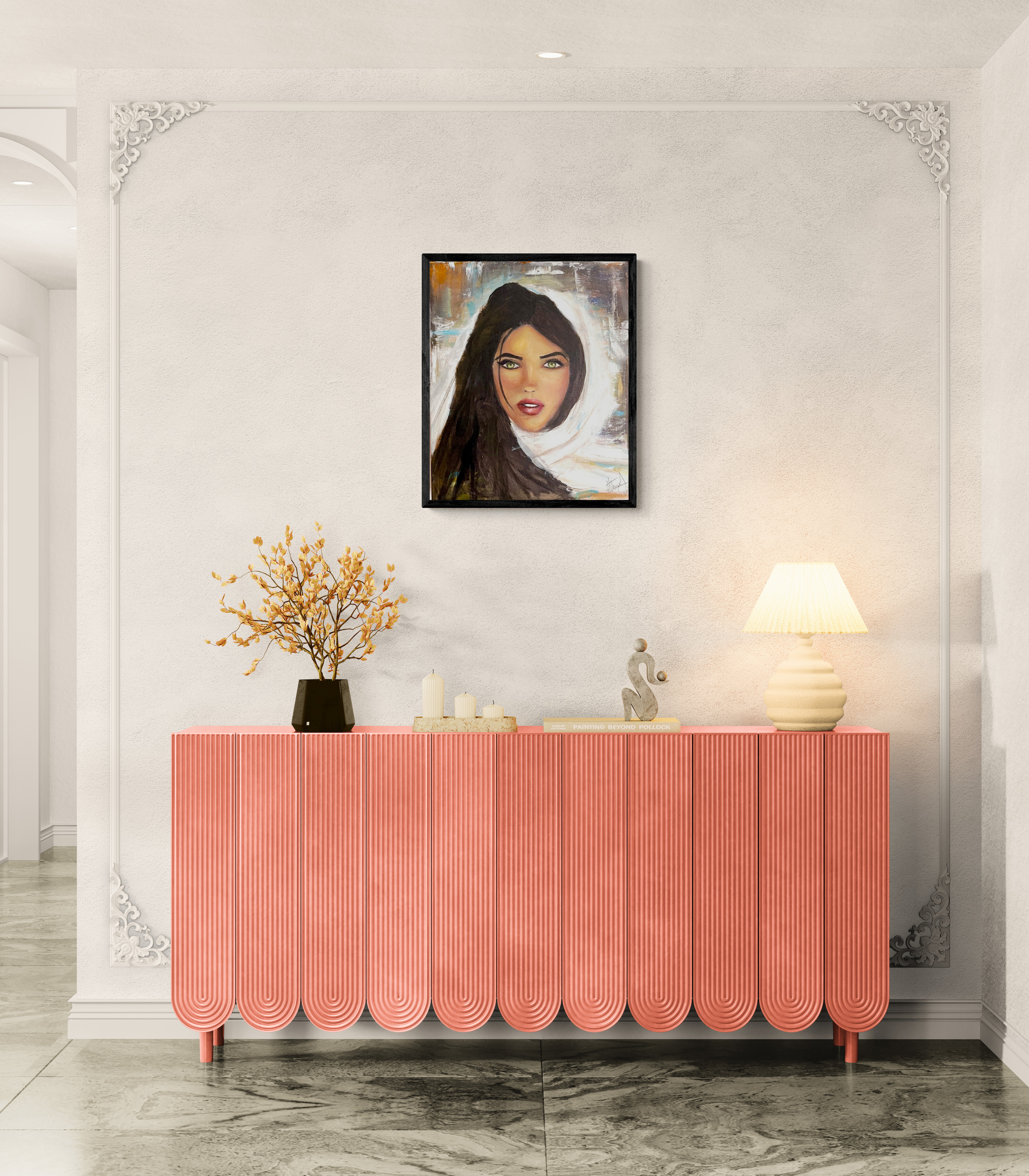 Mystic Woman  with Green Eyes 