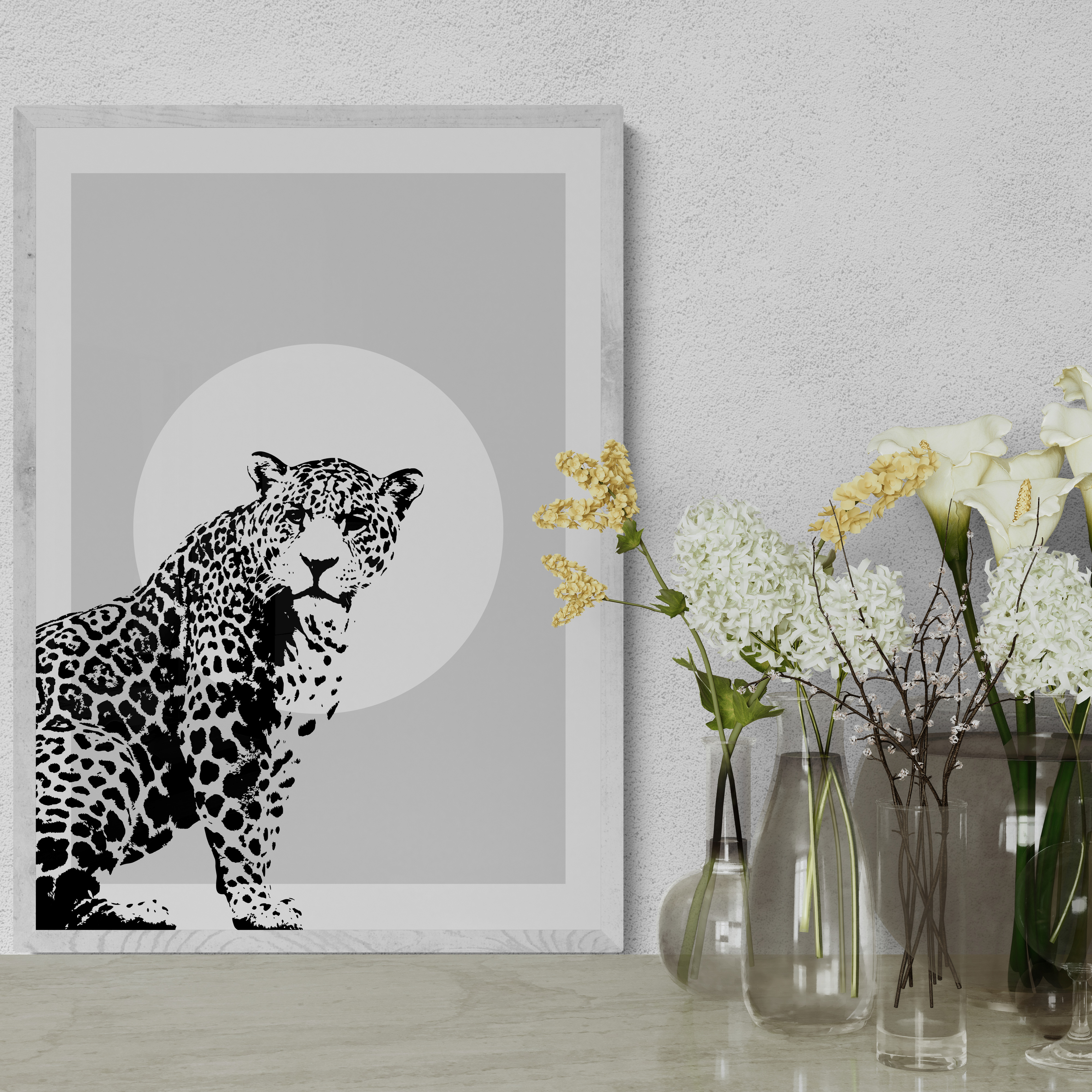 Leopard Sun (Grey)
