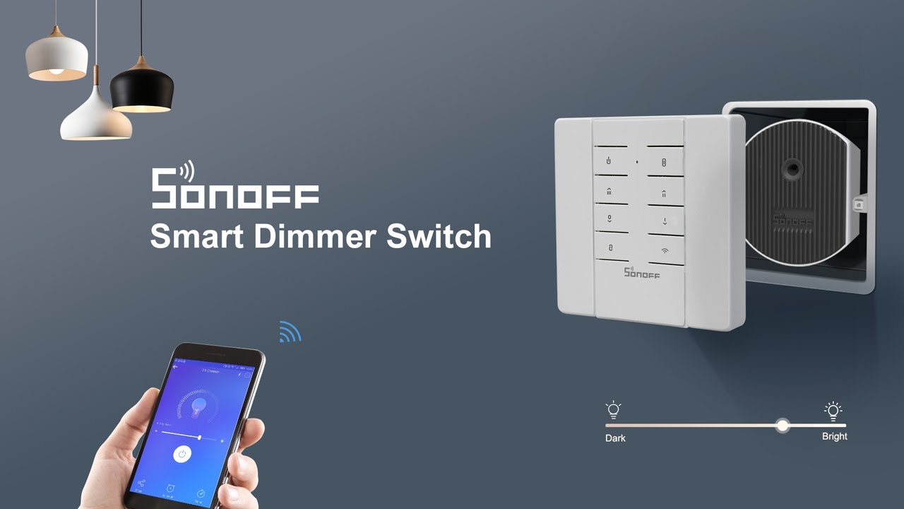 SONOFF D1 Smart Dimmer Switch 433MHz RF 