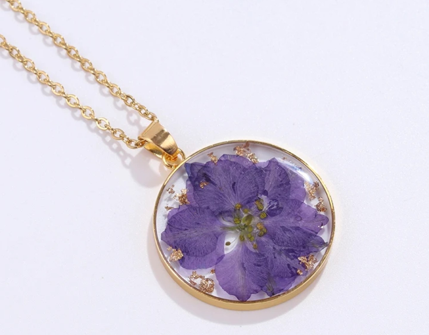 Larkspur Purple Necklace