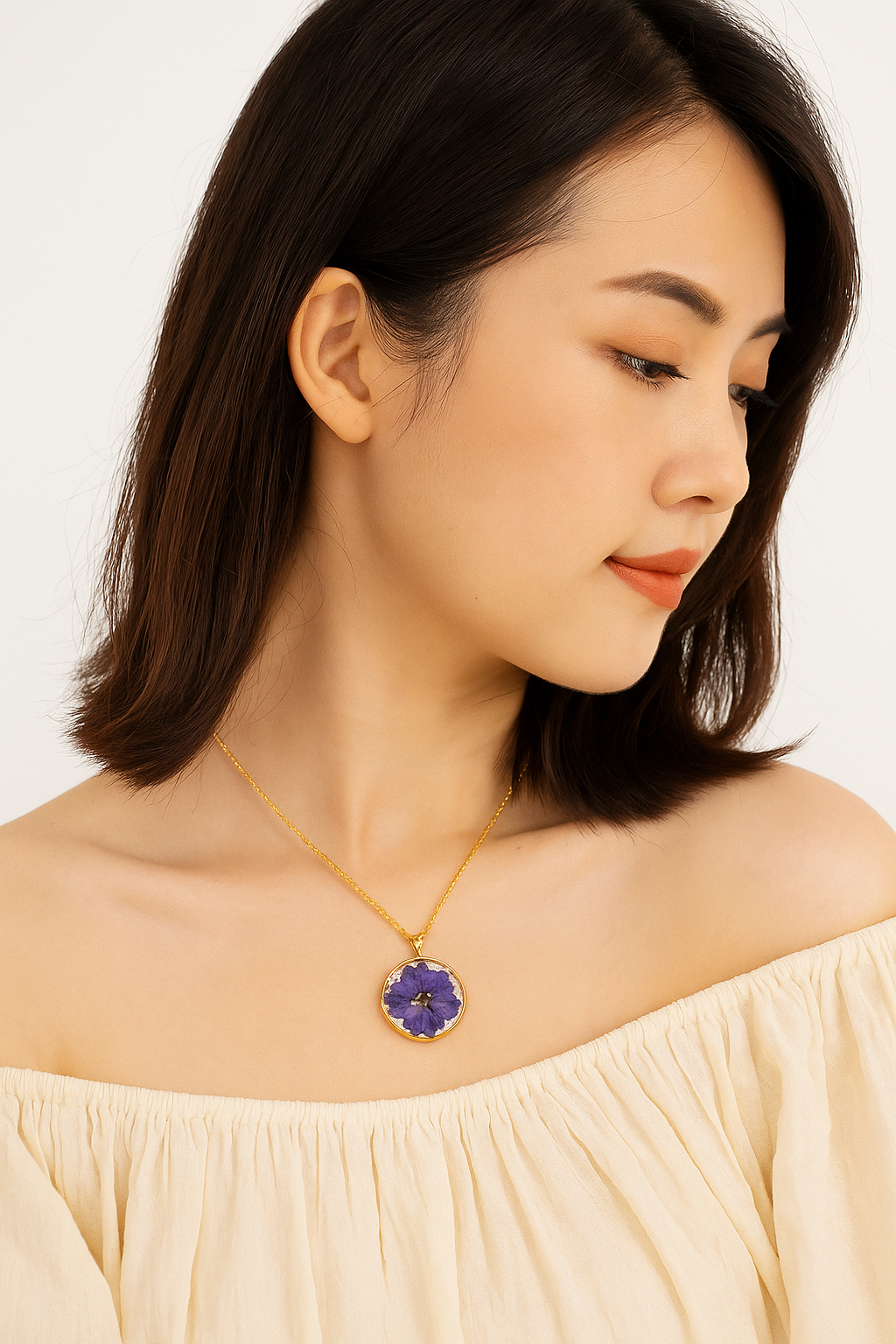 Larkspur Purple Necklace