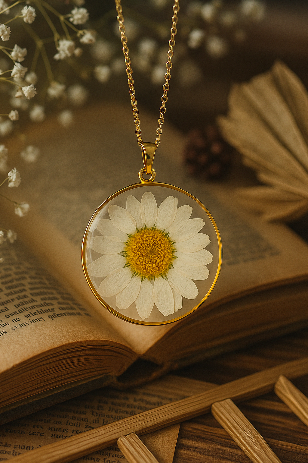 Oxeye Daisy Necklace