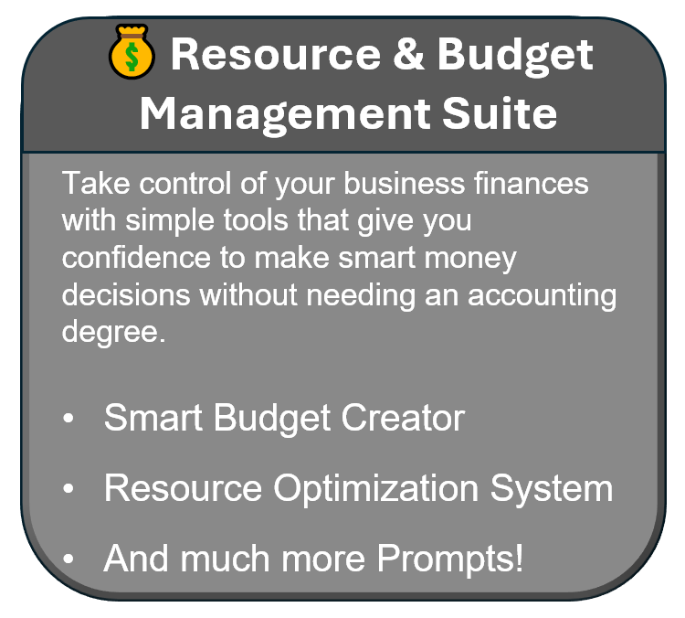💰 Resource & Budget Management Suite