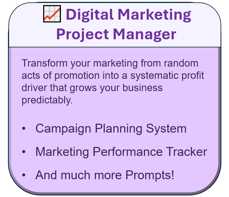 📈 Digital Marketing Project Manager