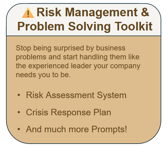 Risk Management & Problem Solving Toolkit