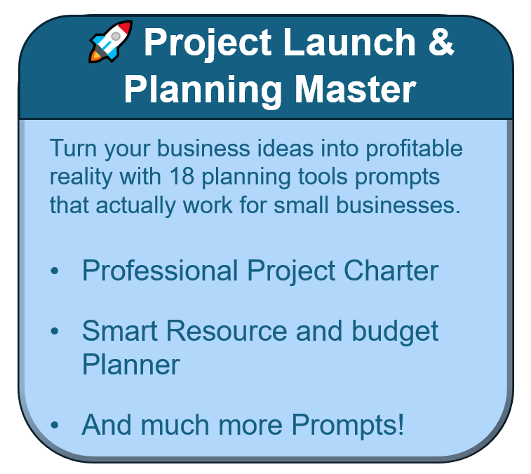 🚀 Project Launch & Planning Master